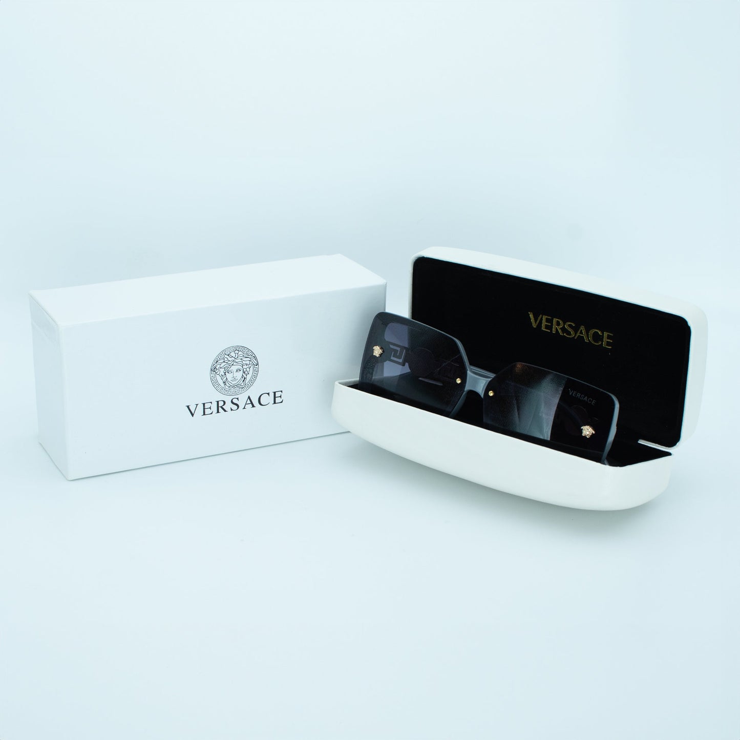 Versace Medusa Greca Square Sunglasses