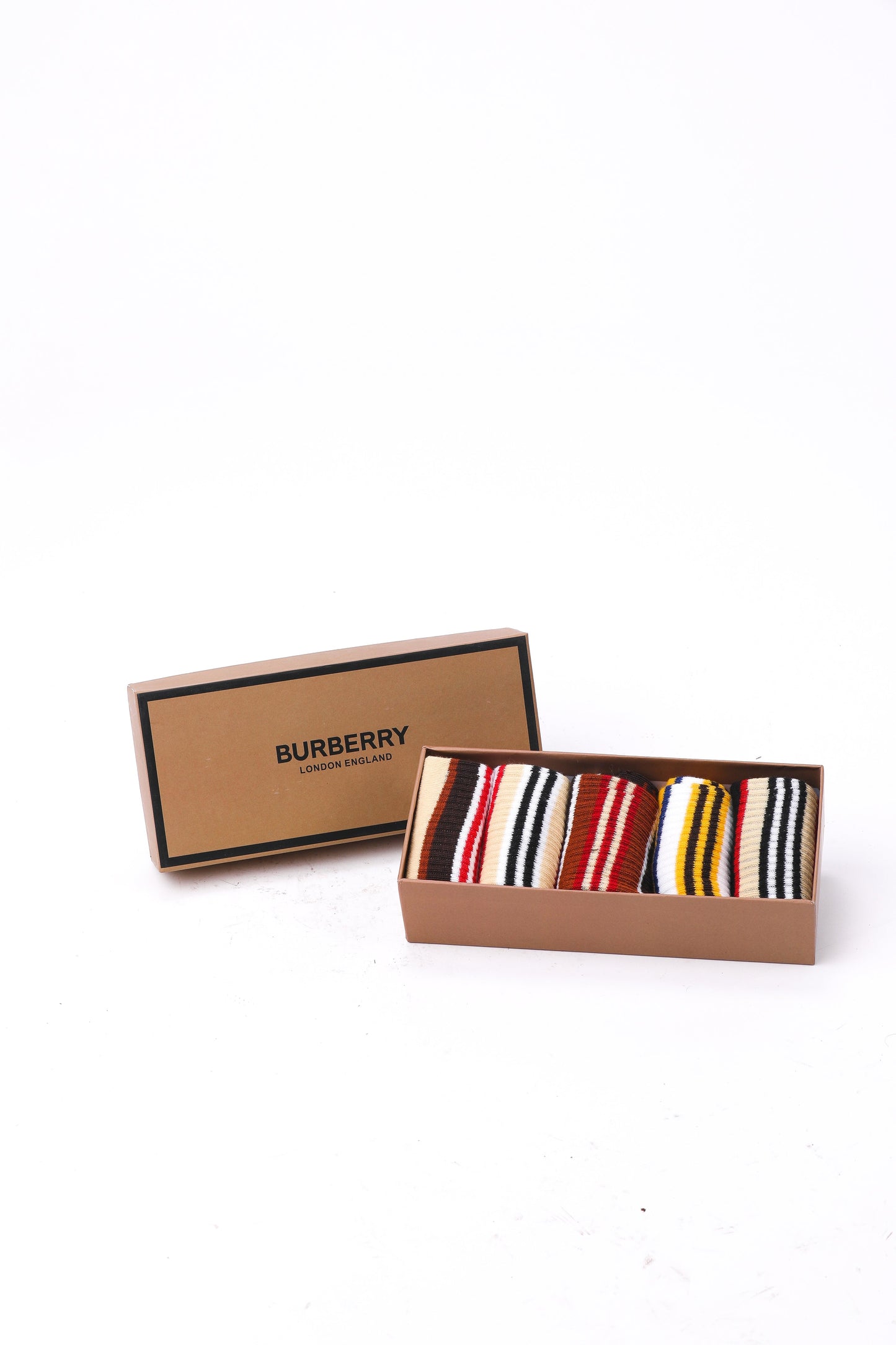 Burberry Stripe Socks Set