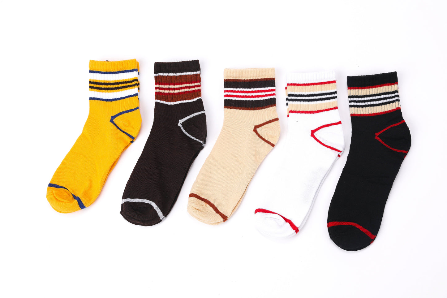 Burberry Stripe Socks Set - Set of 5