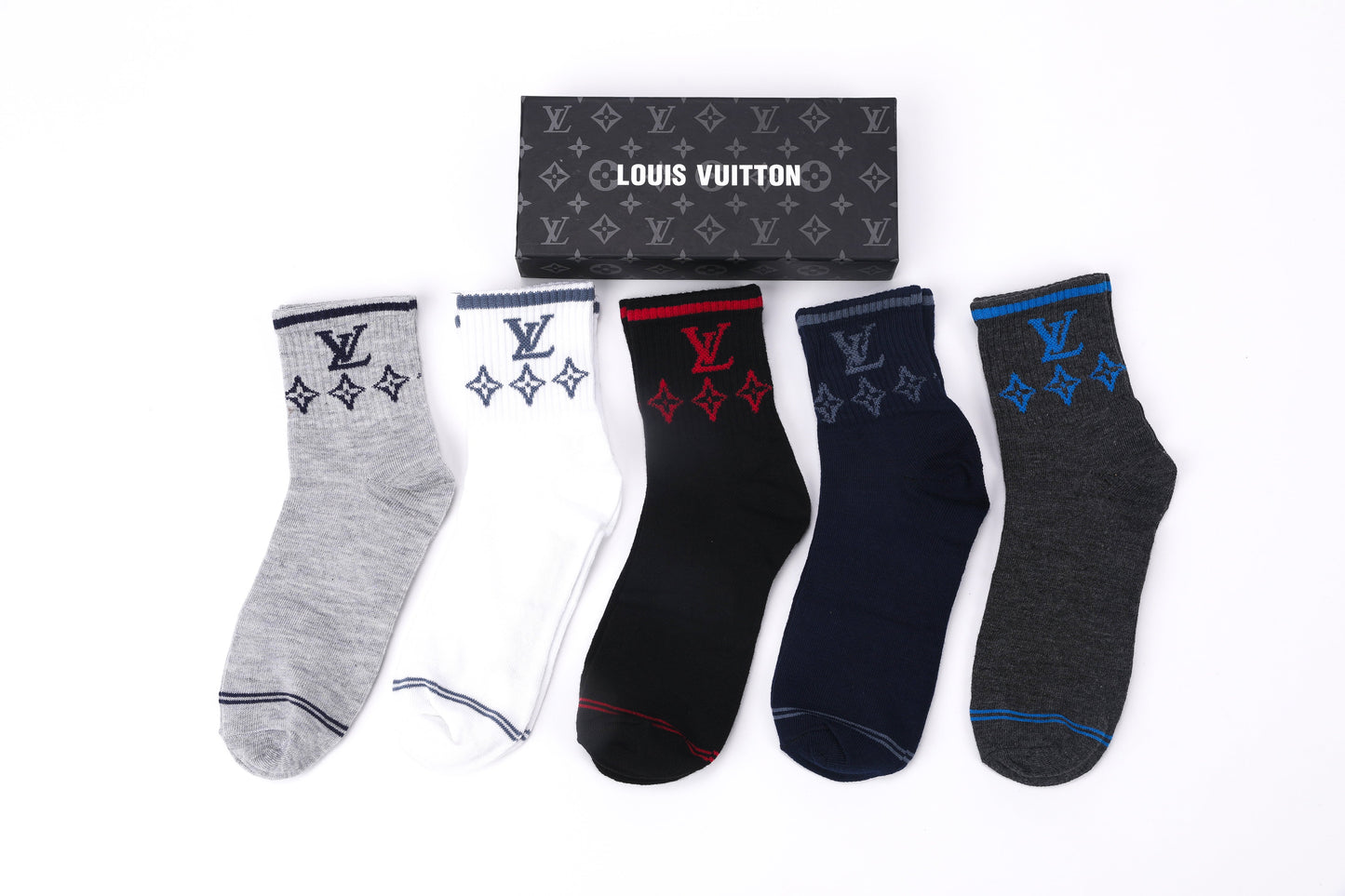 Louis Vuitton Signature Socks Set - Set of 5