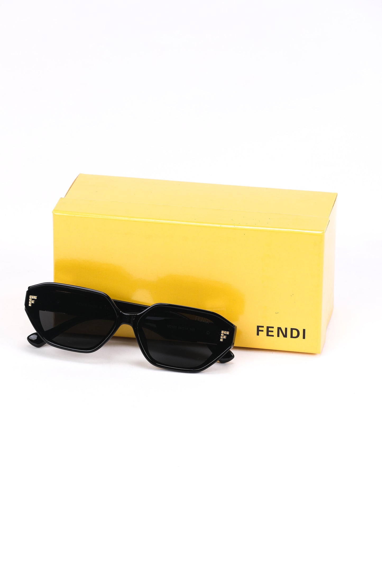 Fendi Black Cat-Eye Sunglasses
