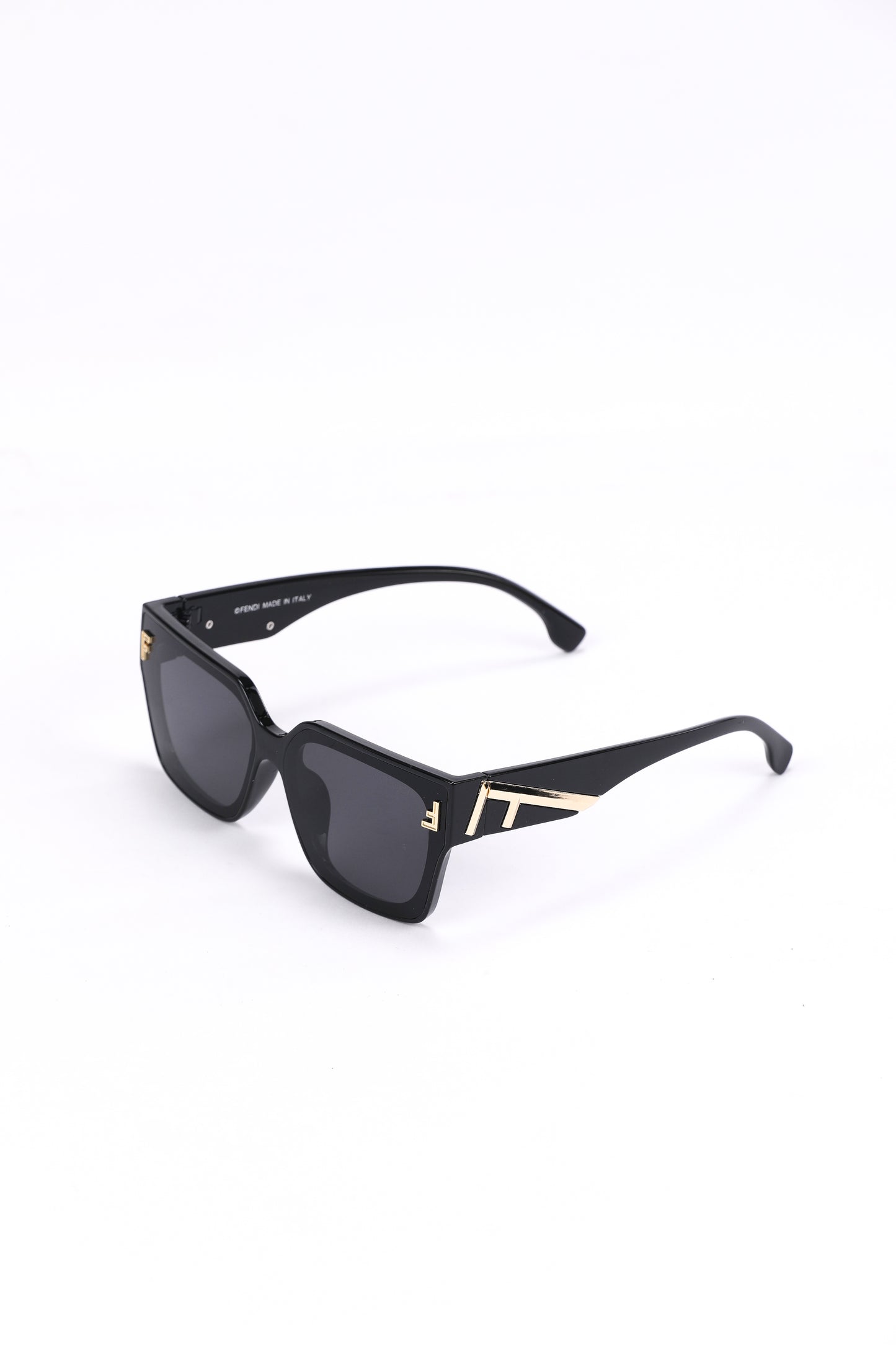 Fendi Black Geometric Sunglasses
