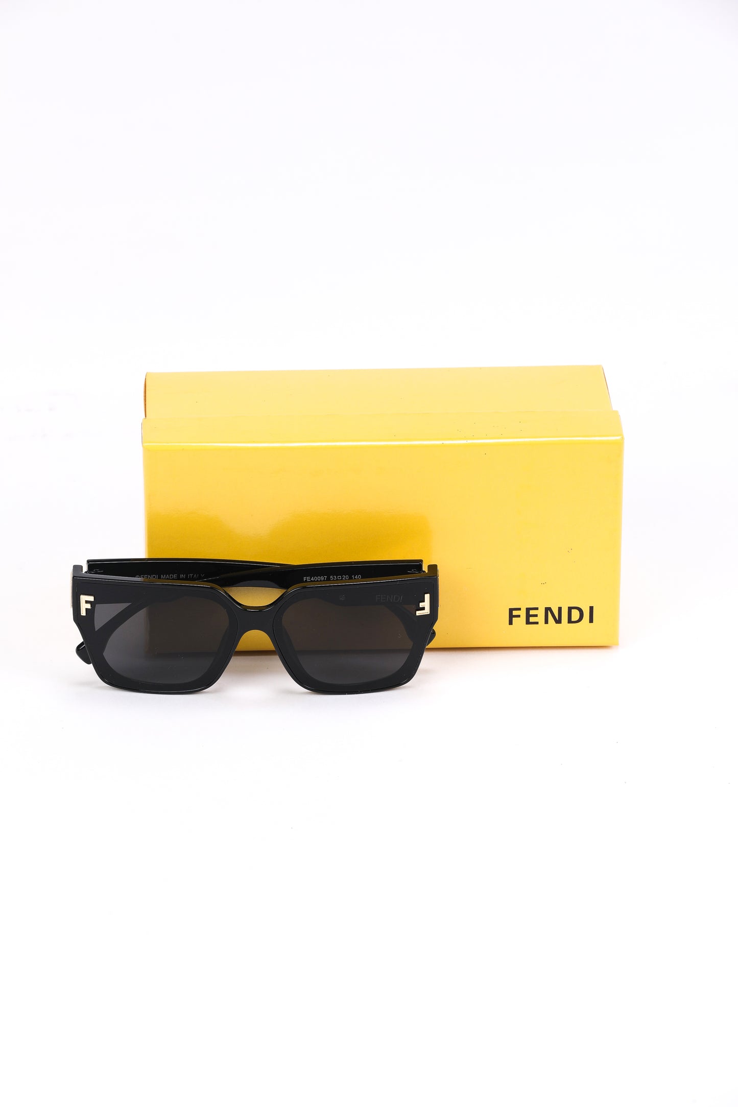 Fendi Black Geometric Sunglasses