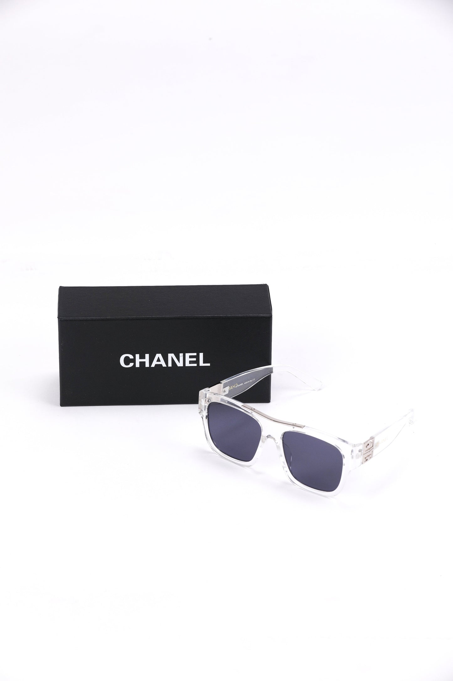 Chanel Transparent Square Sunglasses