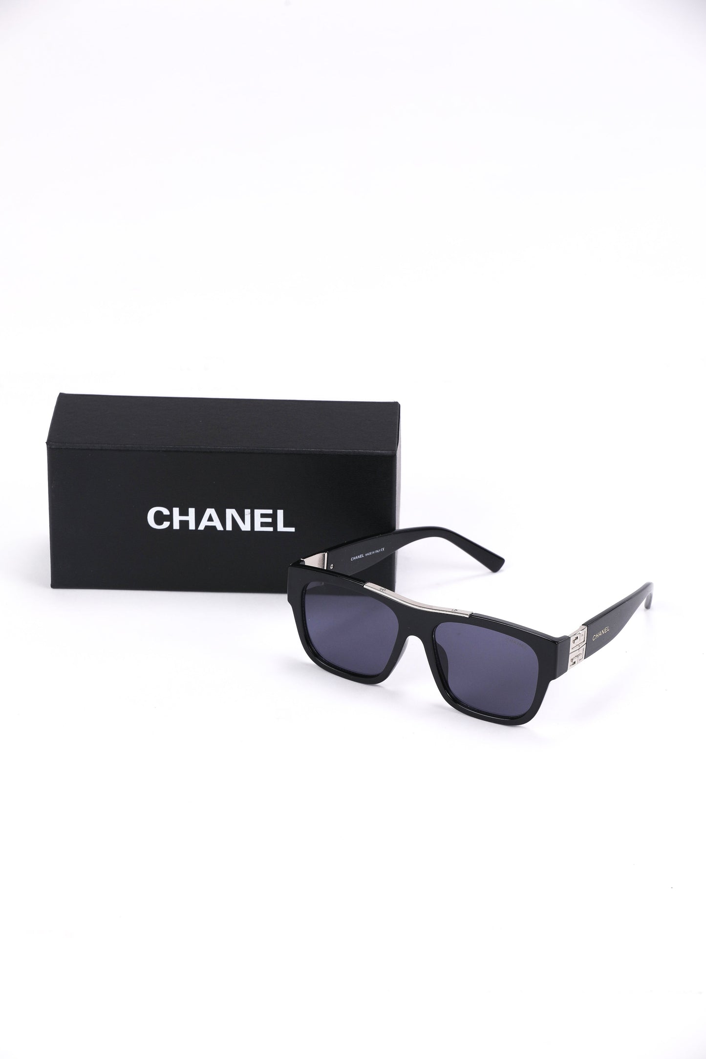 Chanel Oversized Black Square Sunglasses