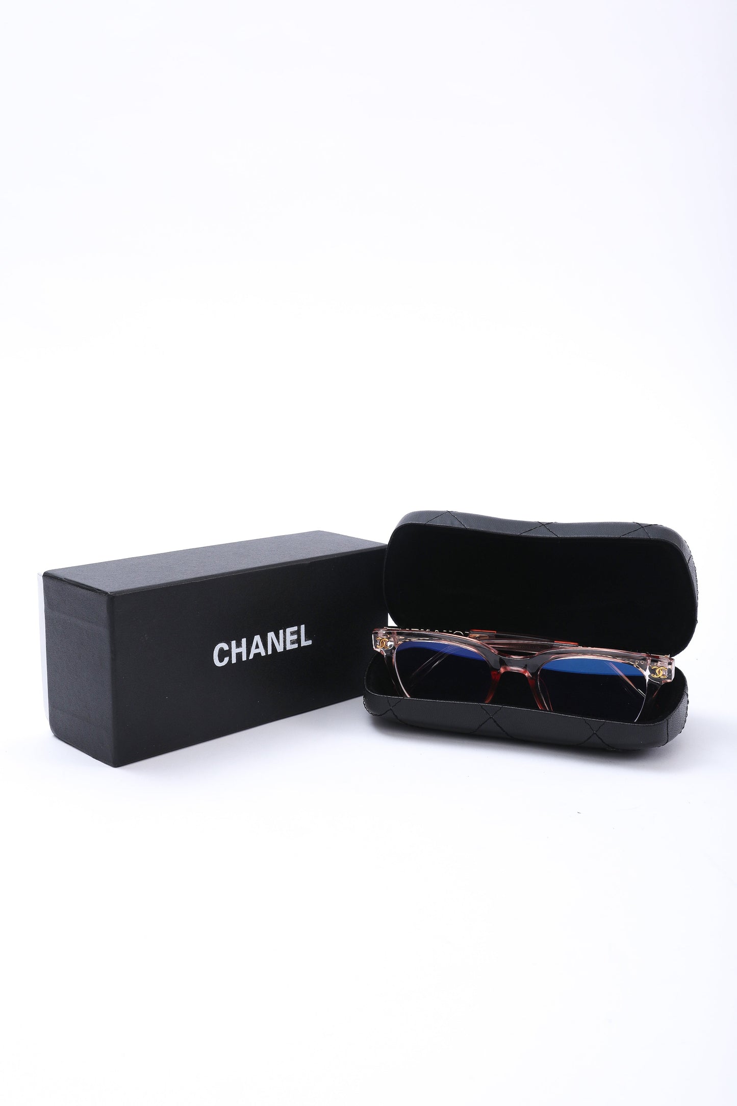 Chanel Transparent Tortoise Sunglasses