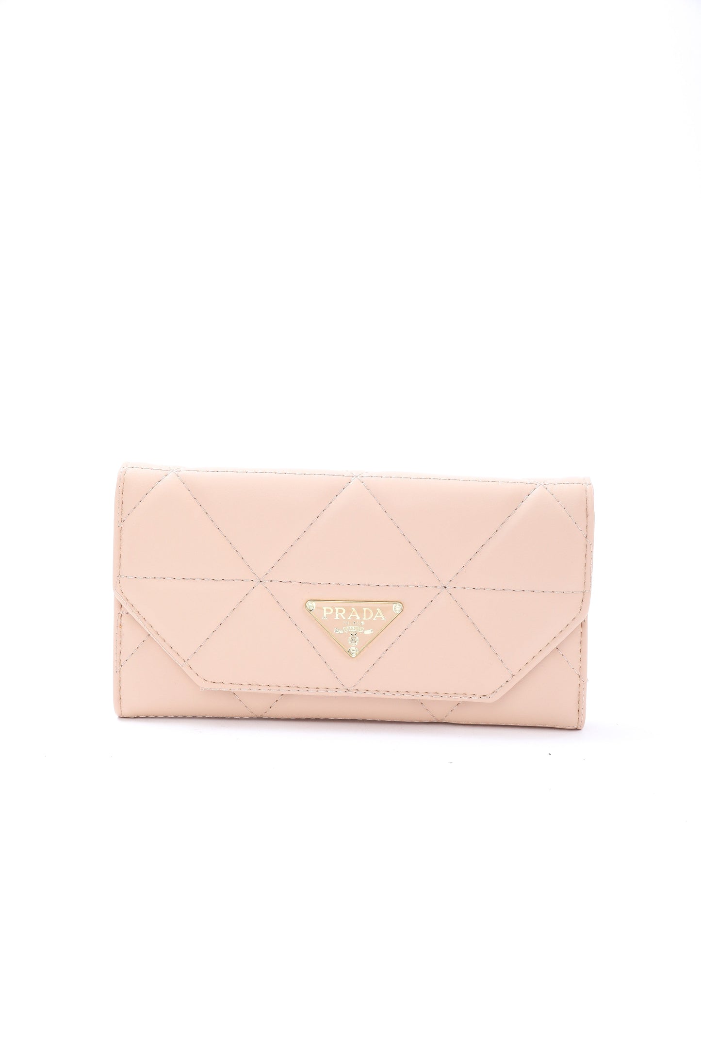Prada Pink Quilted Wallet