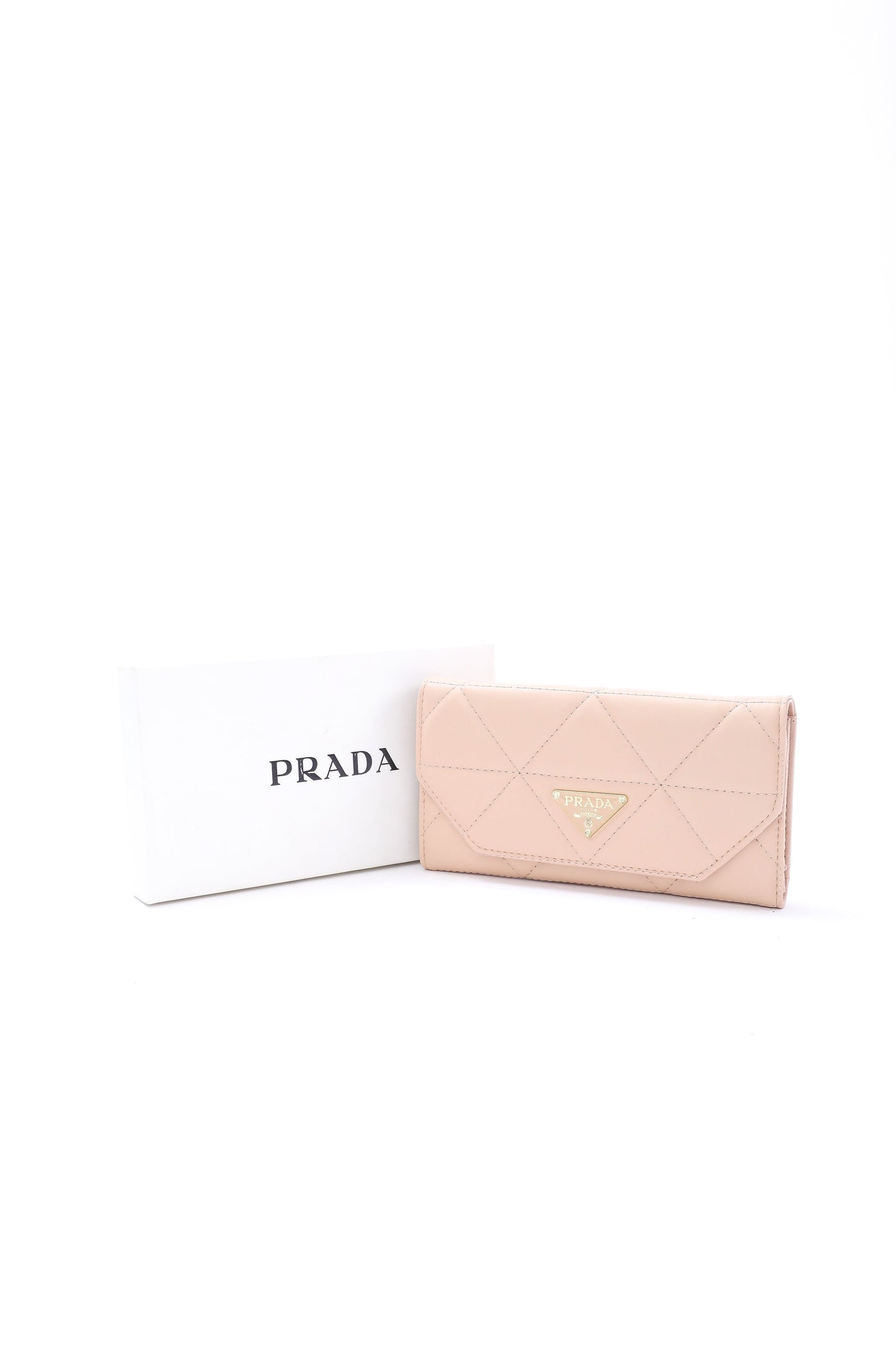Prada Pink Quilted Wallet