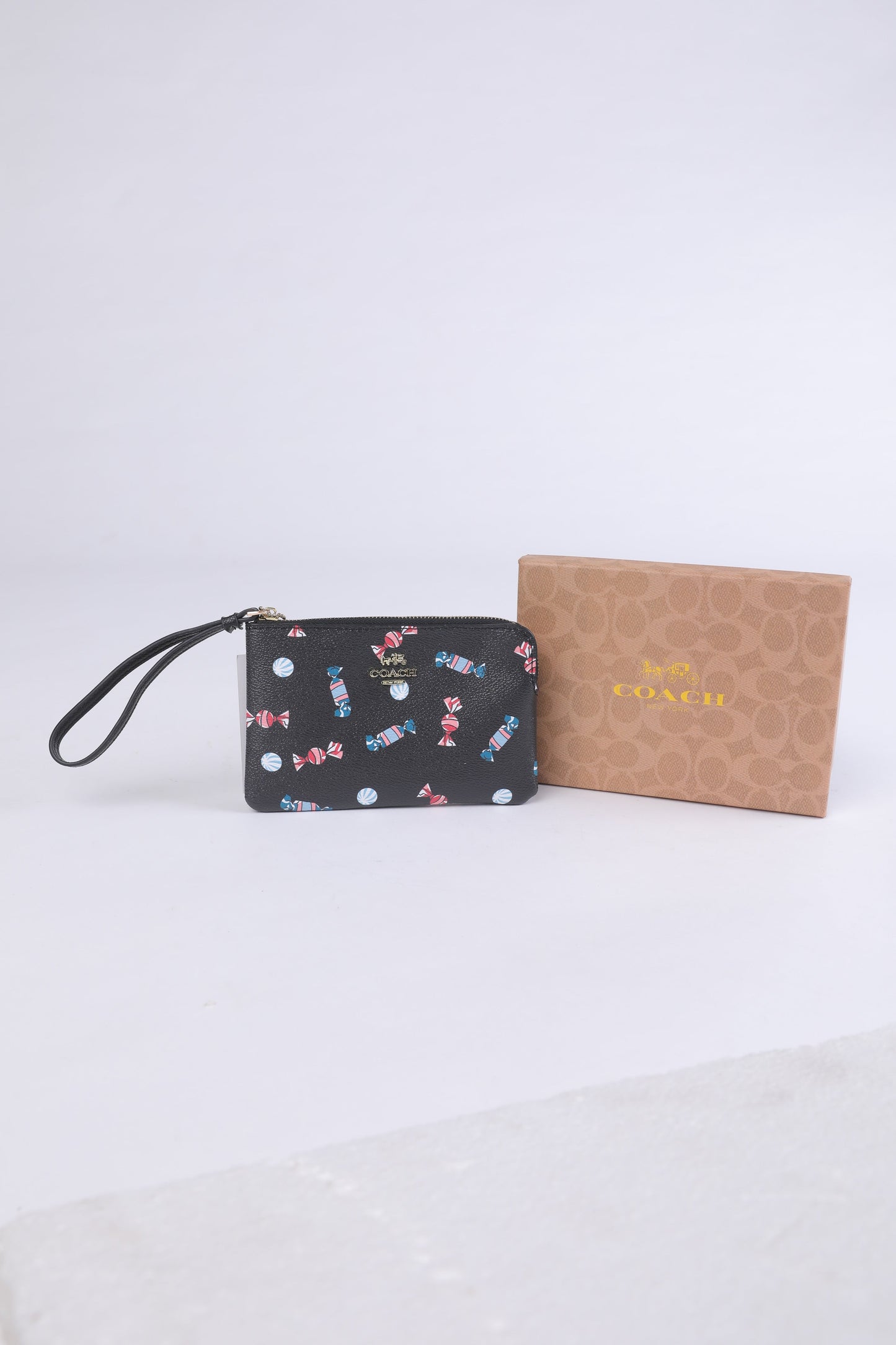 Coach Candy Print Wristlet