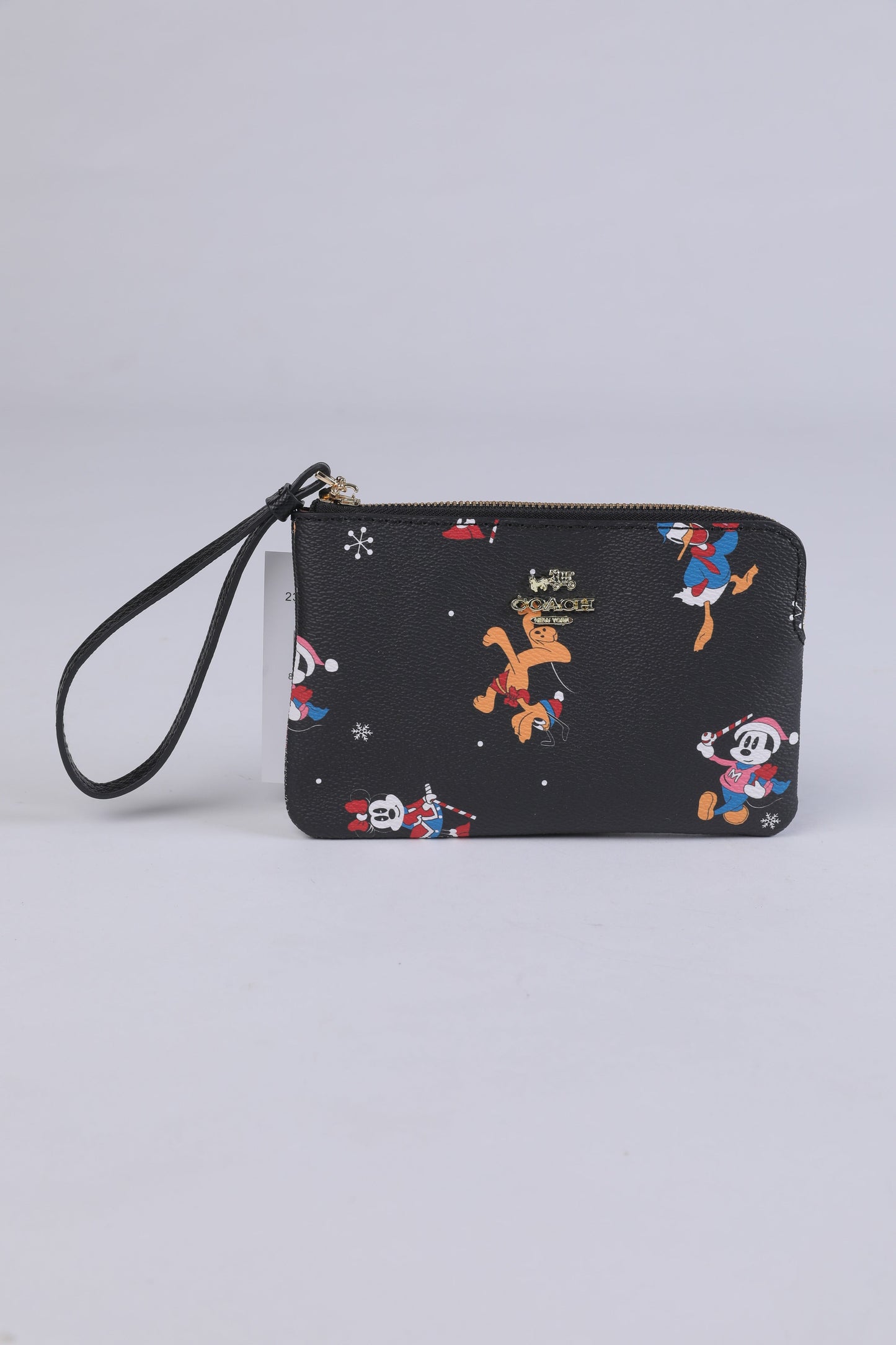 Coach Disney Mickey & Friends Leather Wristlet