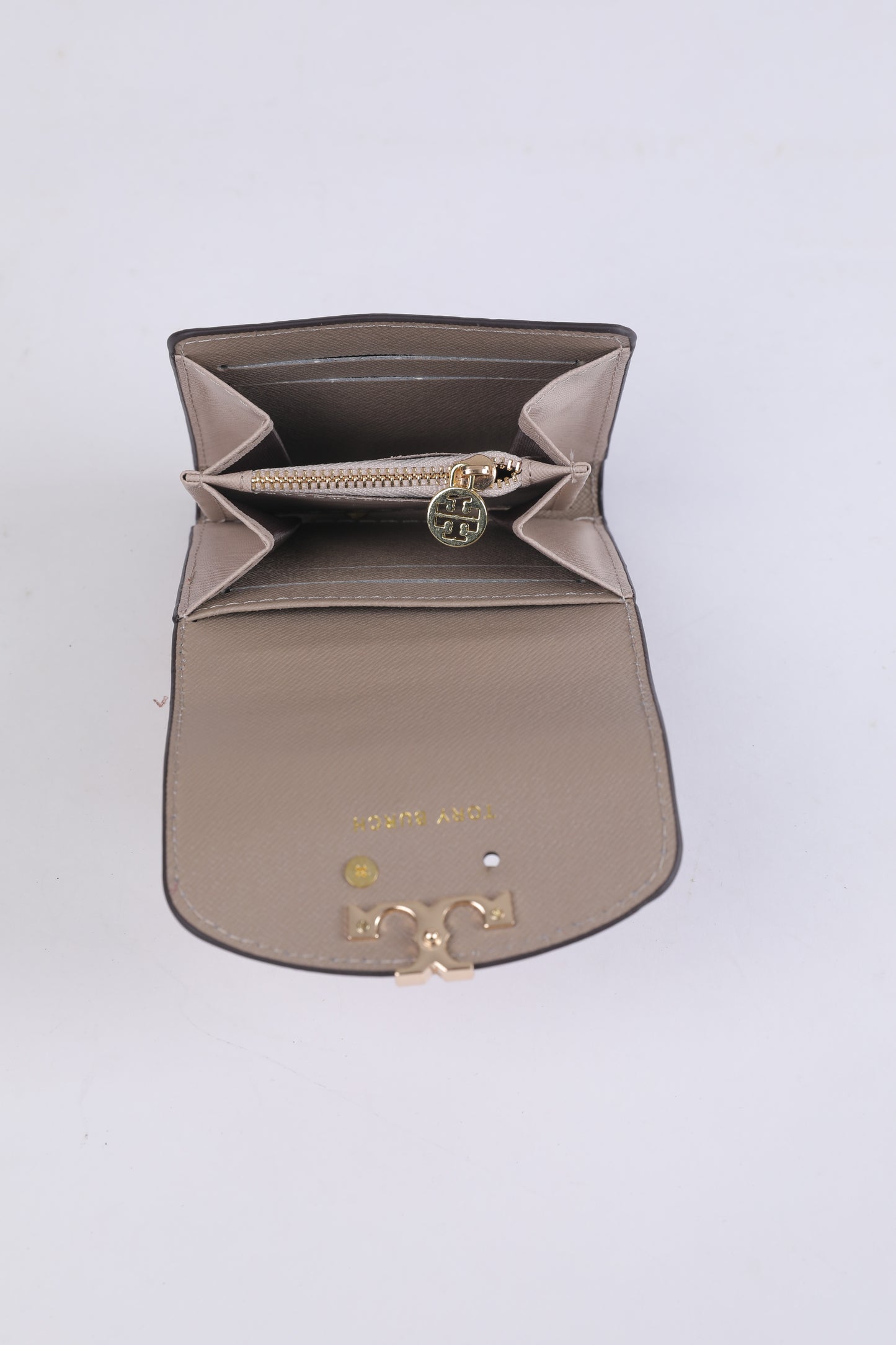Tory Burch Kira Pebbled Leather Wallet