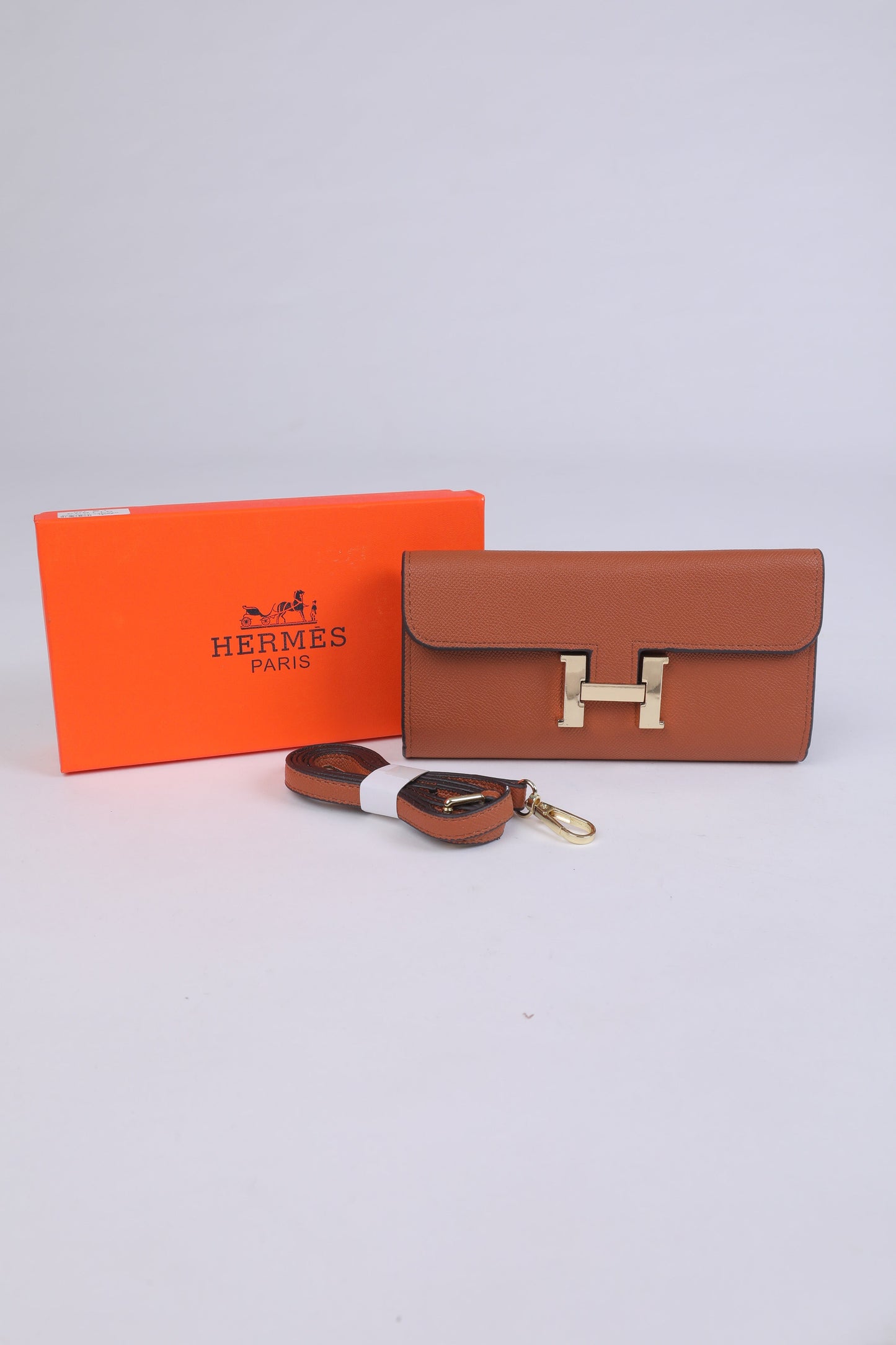 Hermès Constance Long Wallet (Gold Tan)
