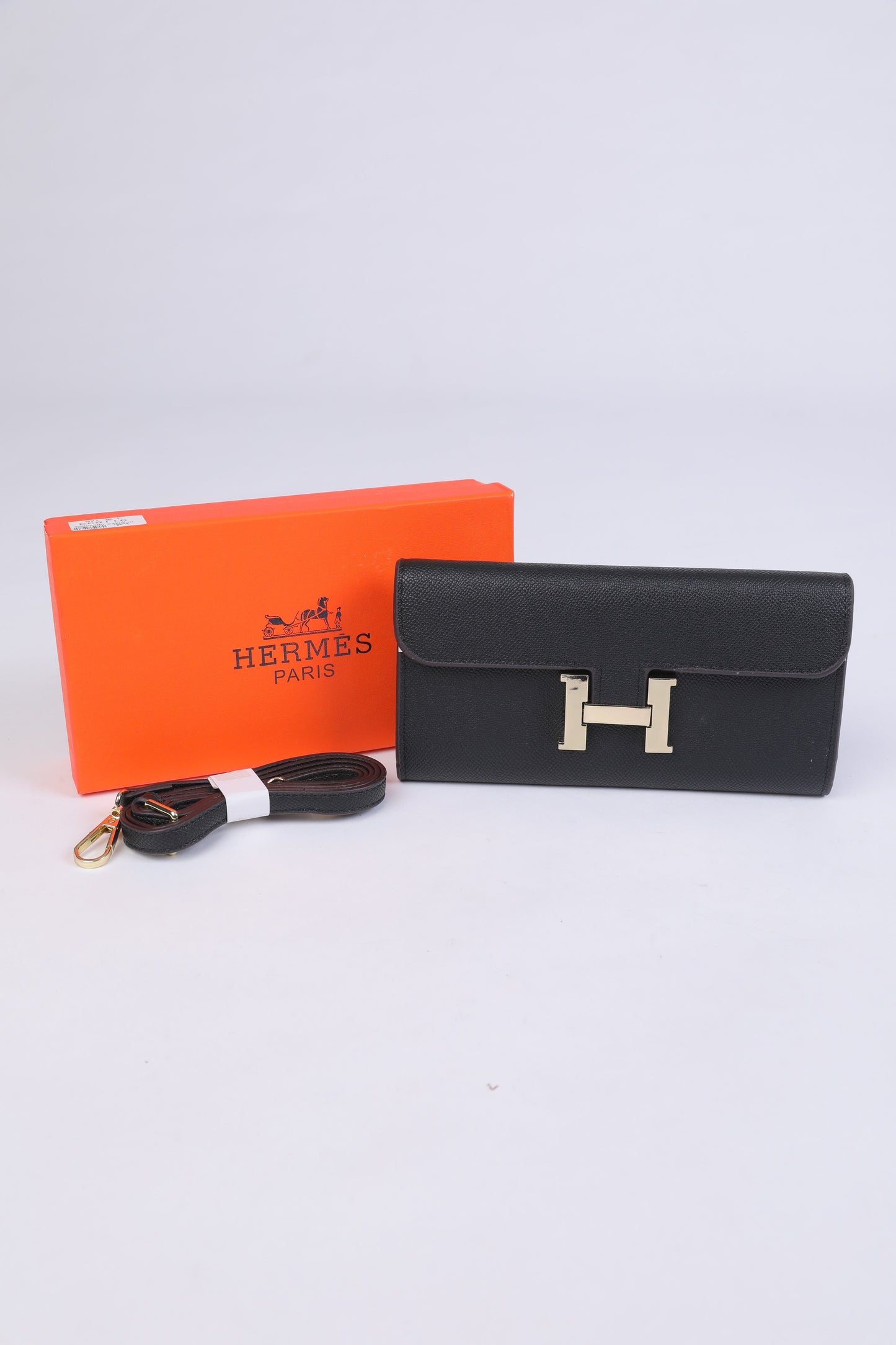 Hermès Constance Long Wallet (Black)
