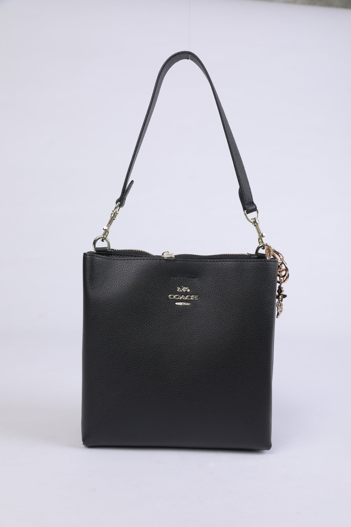 Coach Crossbody Bag in Black Leather