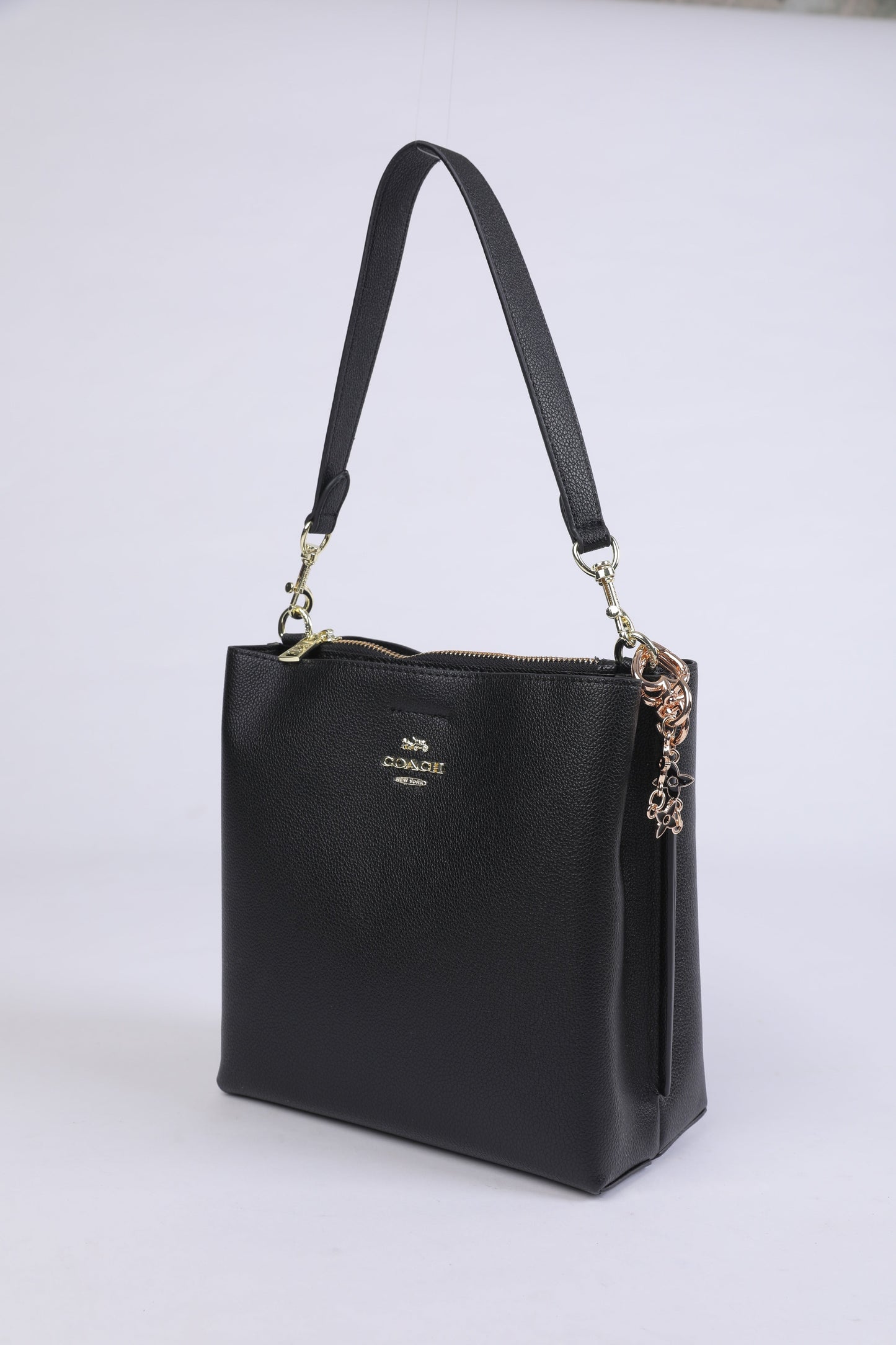 Coach Crossbody Bag in Black Leather