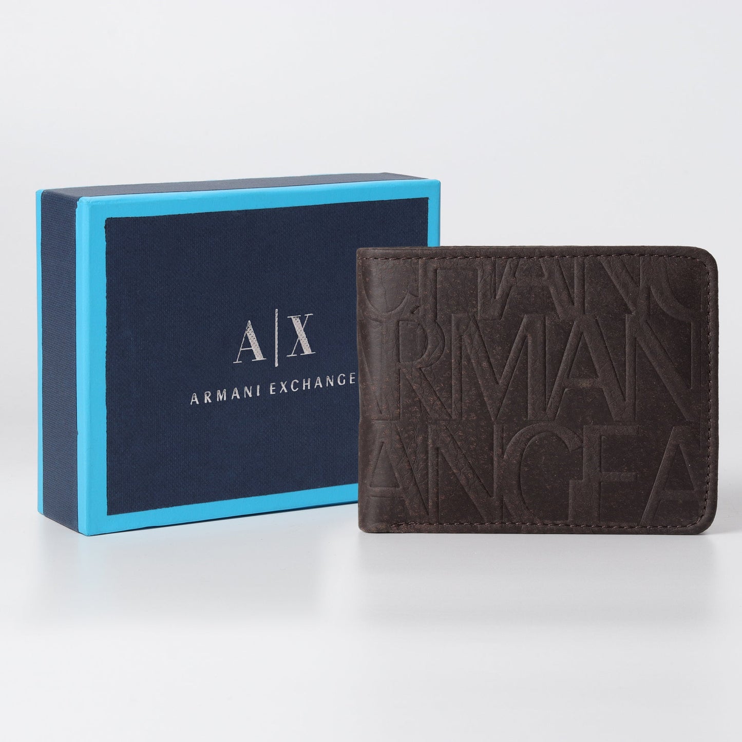 Deep Cocoa Oversized Logo Wallet