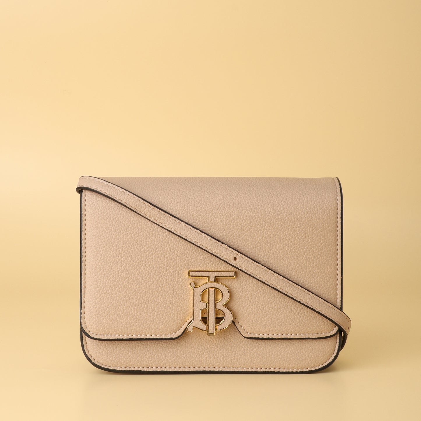 TB Leather Crossbody Bag