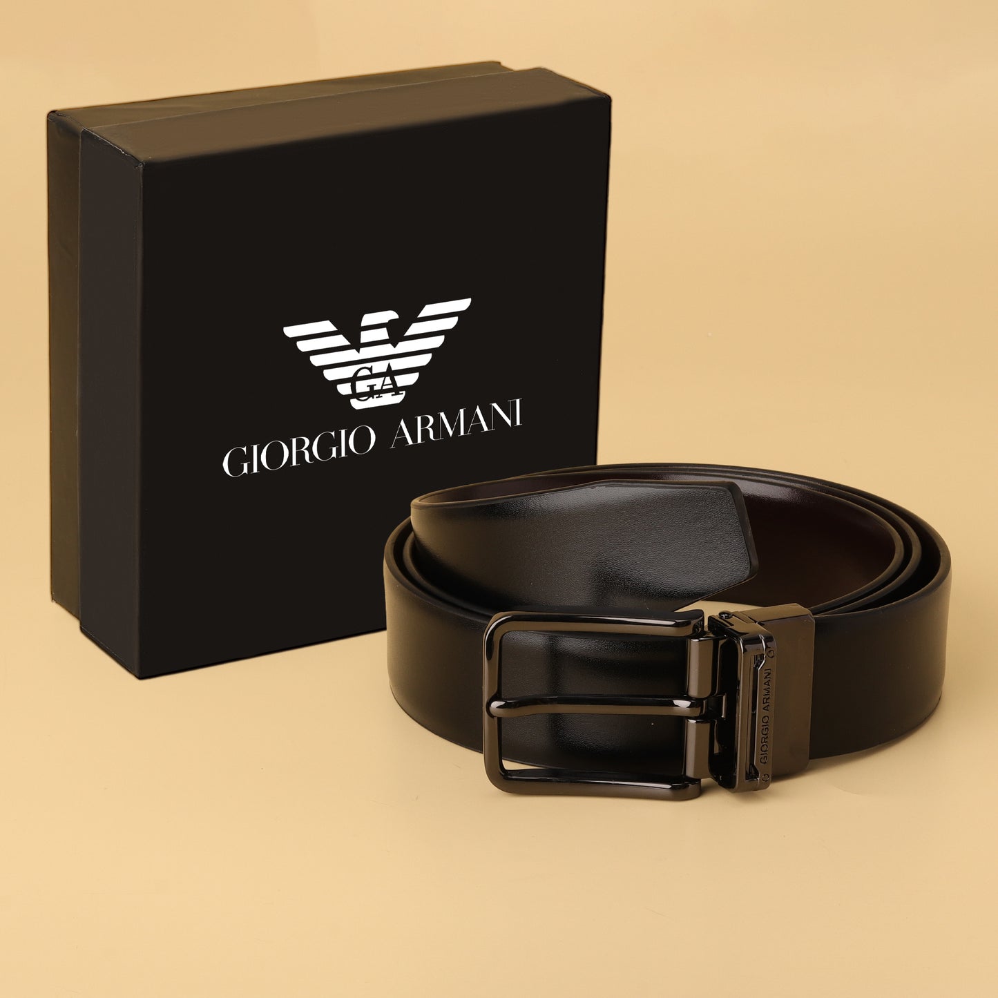 Armani Reversible Leather Belt