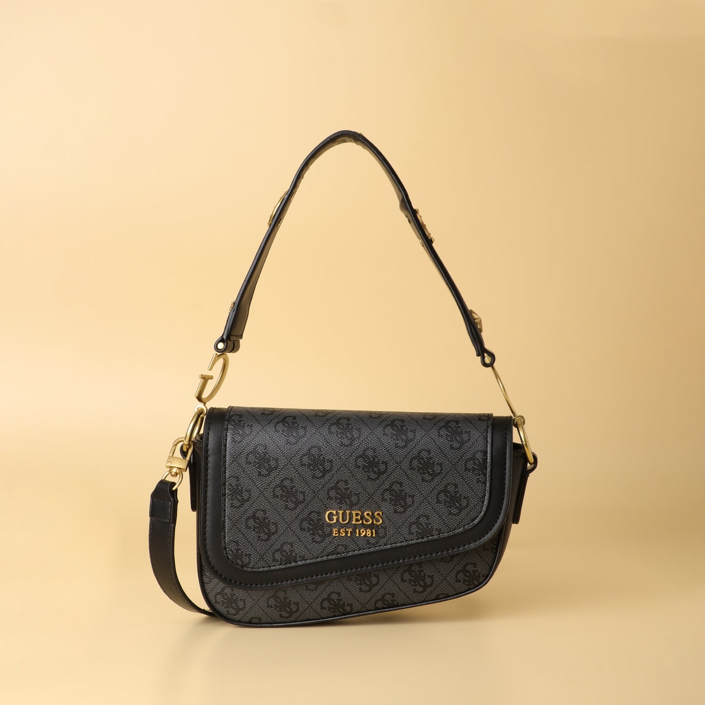 Black Monogram Shoulder Bag