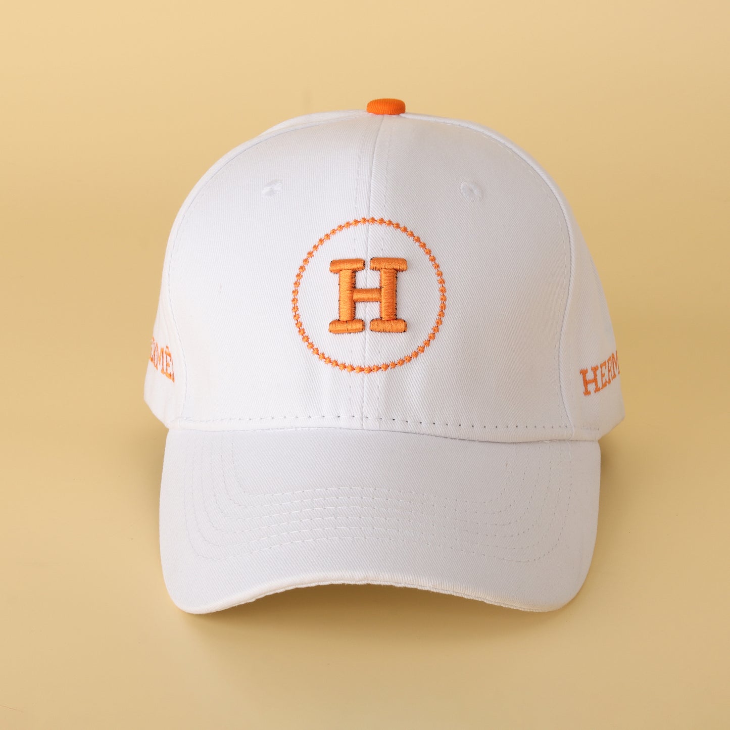 Hermès White Cotton Baseball Cap