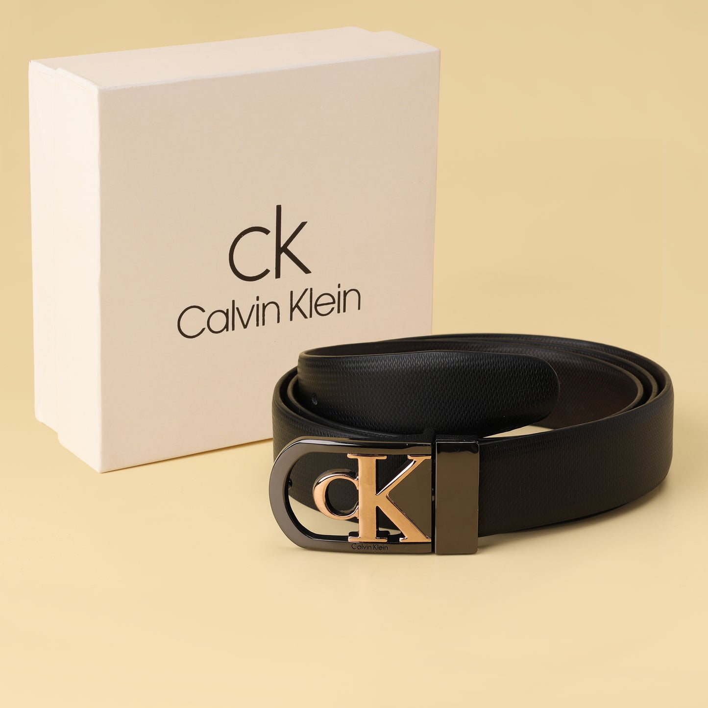 Gold CK Buckle Belt