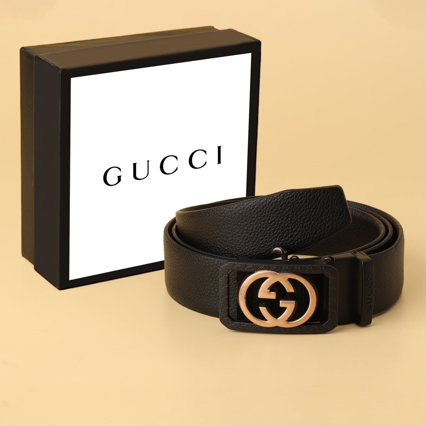 Pebbled Leather Belt