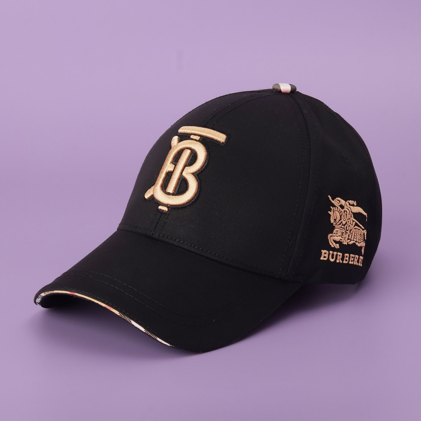 Monogram Black Cap