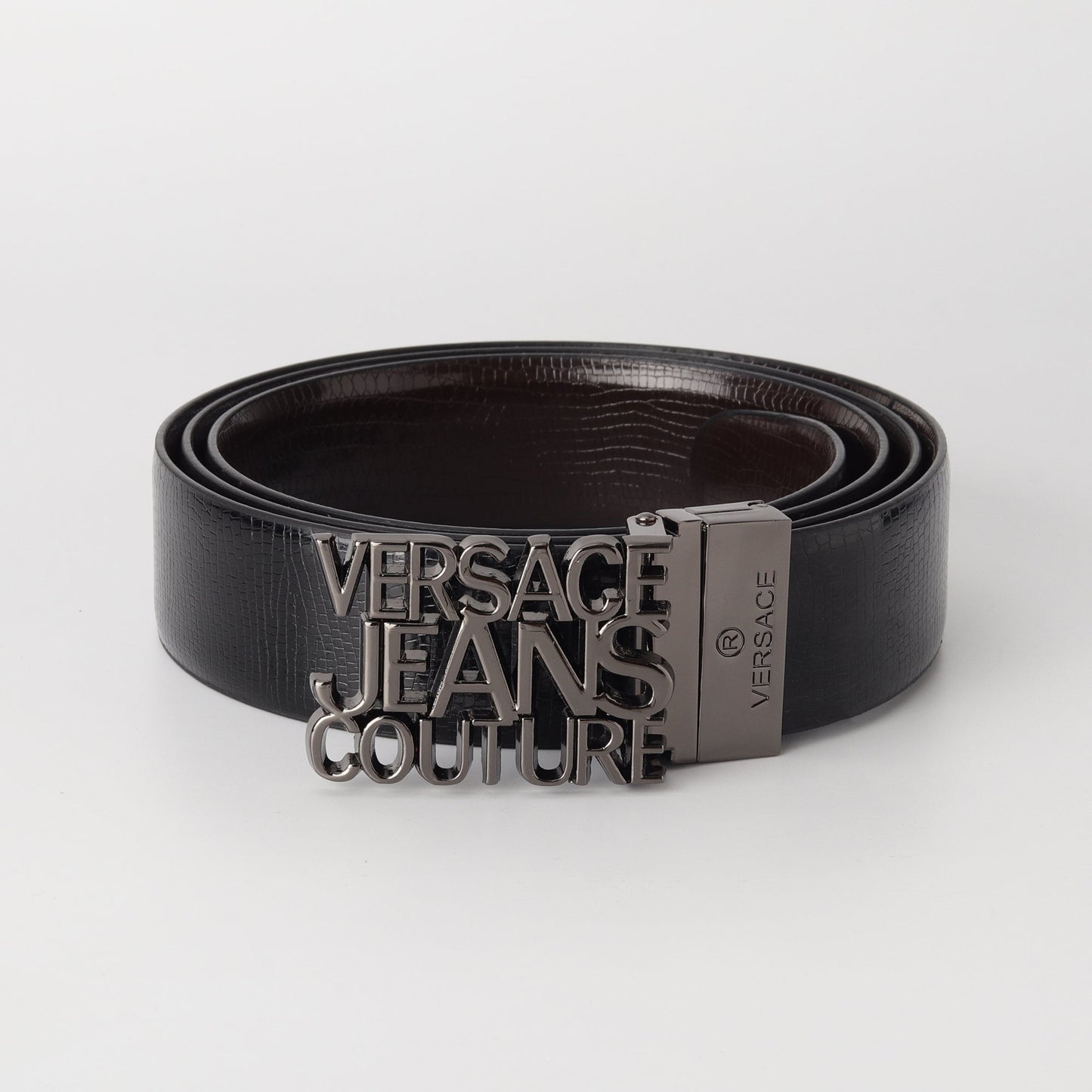 COUTURE Belt – Patent Noir Statement