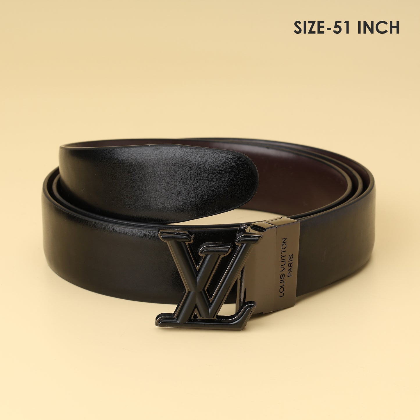 Vuitton Onyx Black Signature Belt