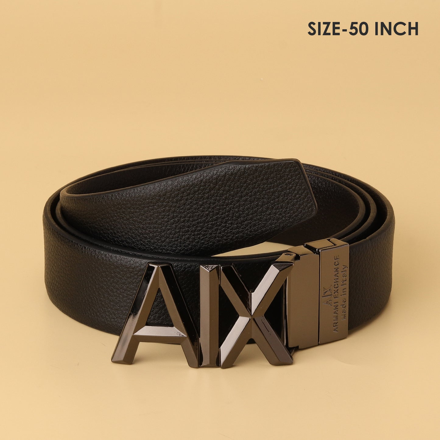 Exchange Logo Leather Belt