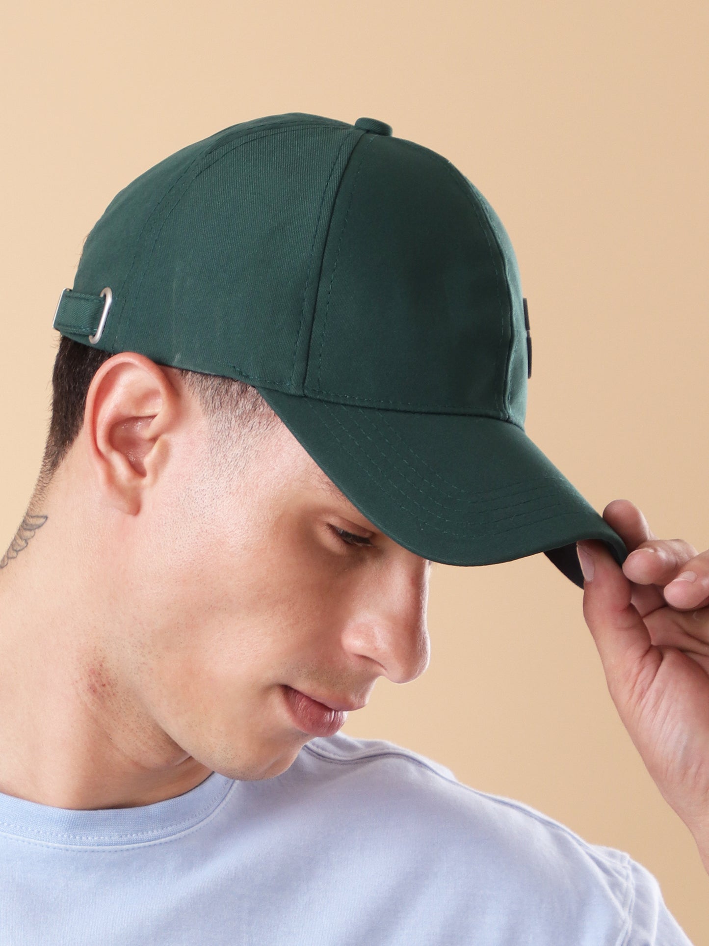 Classic Green Sports Cap โ Minimal & Stylish
