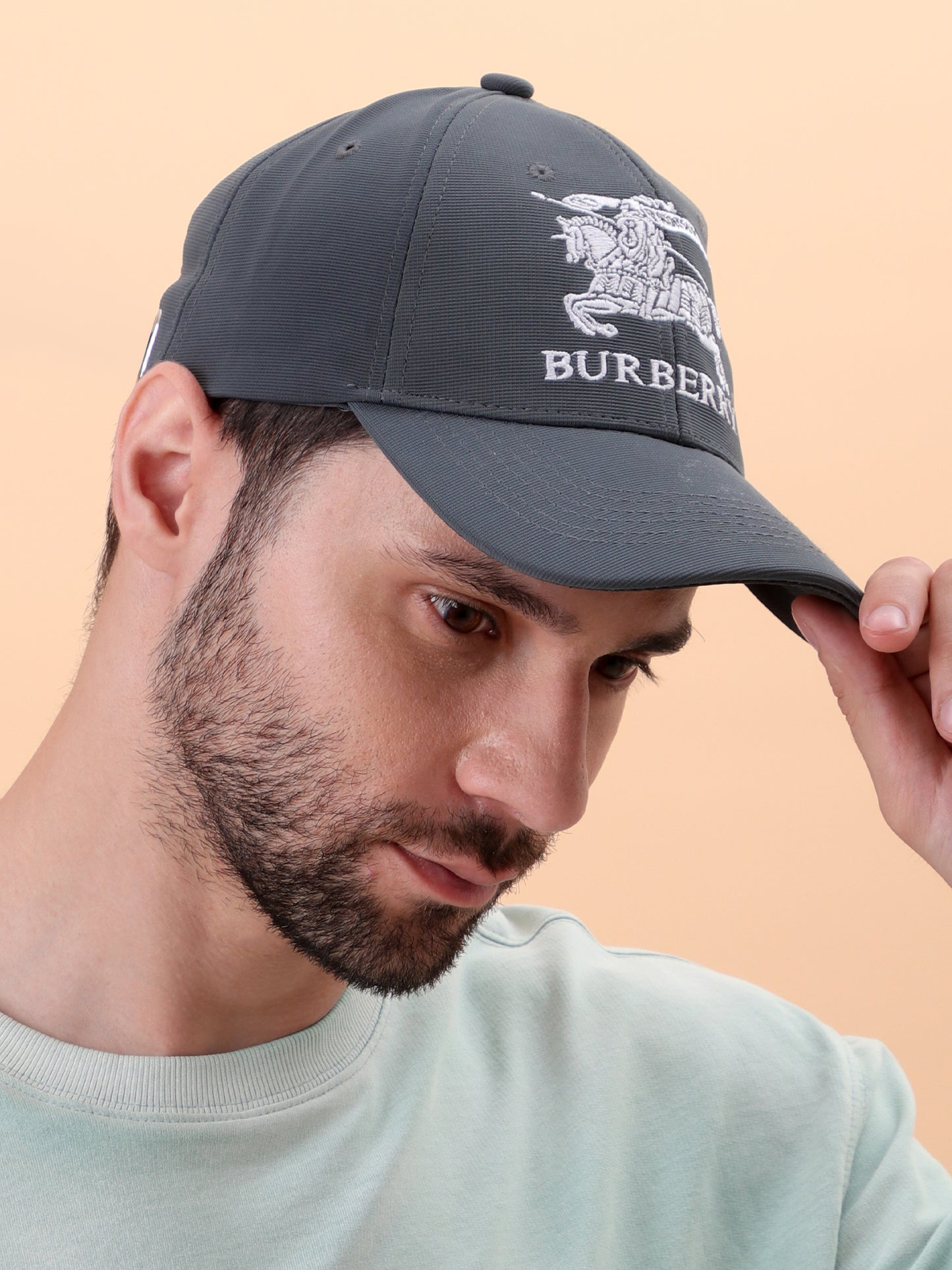 Charcoal Burberry Cap