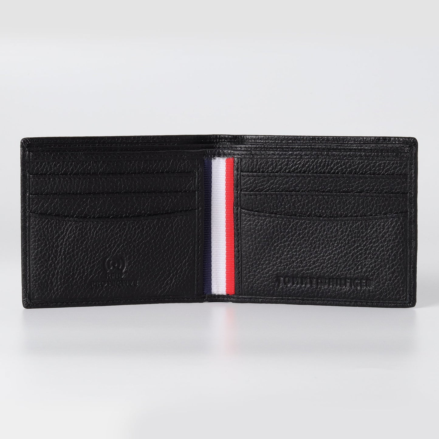 Embossed Monogram Wallet in Black