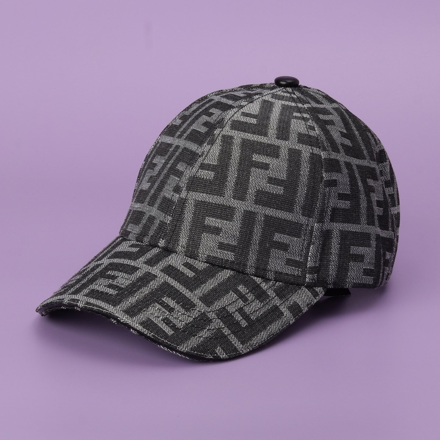 Monogram Grey-Black Cap