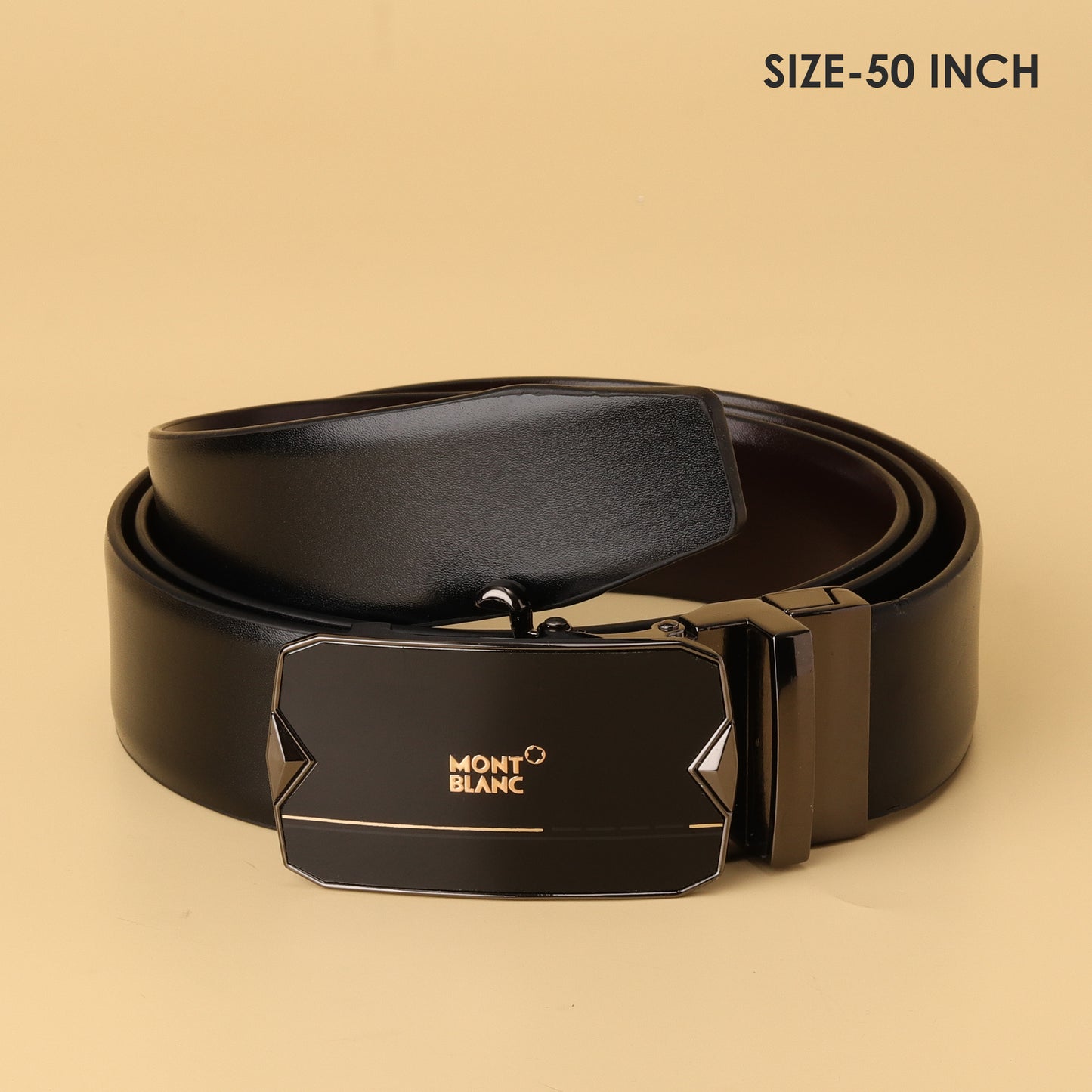 Montblanc Noir Edge Reversible Belt