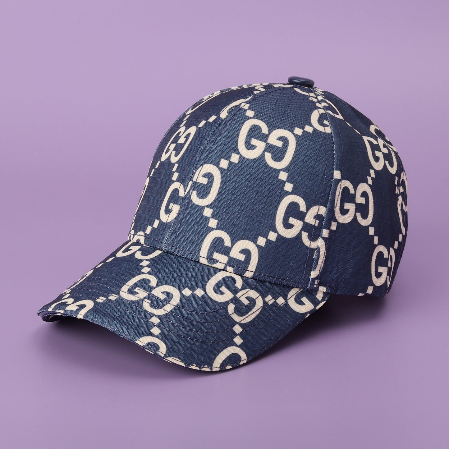 Navy Monogram Cap