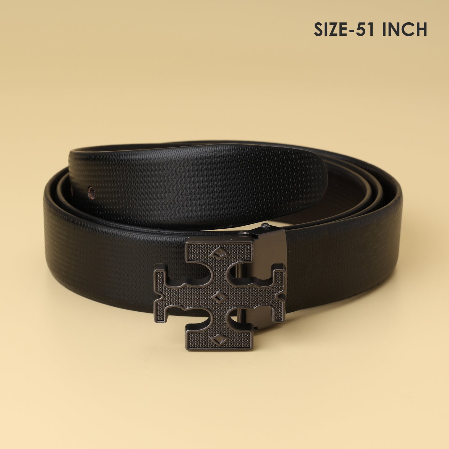Signature Matte Black Buckle Belt