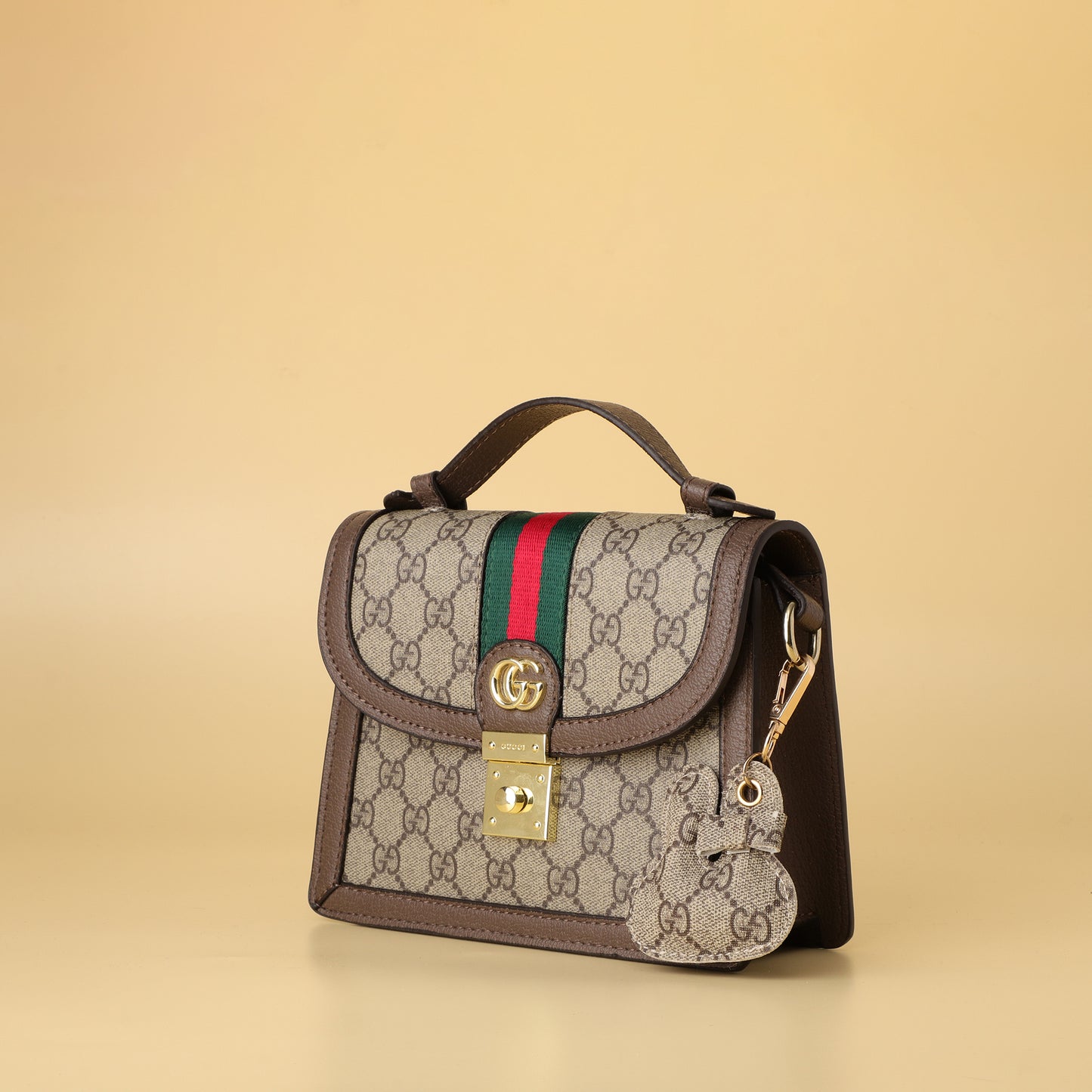Padlock GG Supreme Mini Top Handle Bag