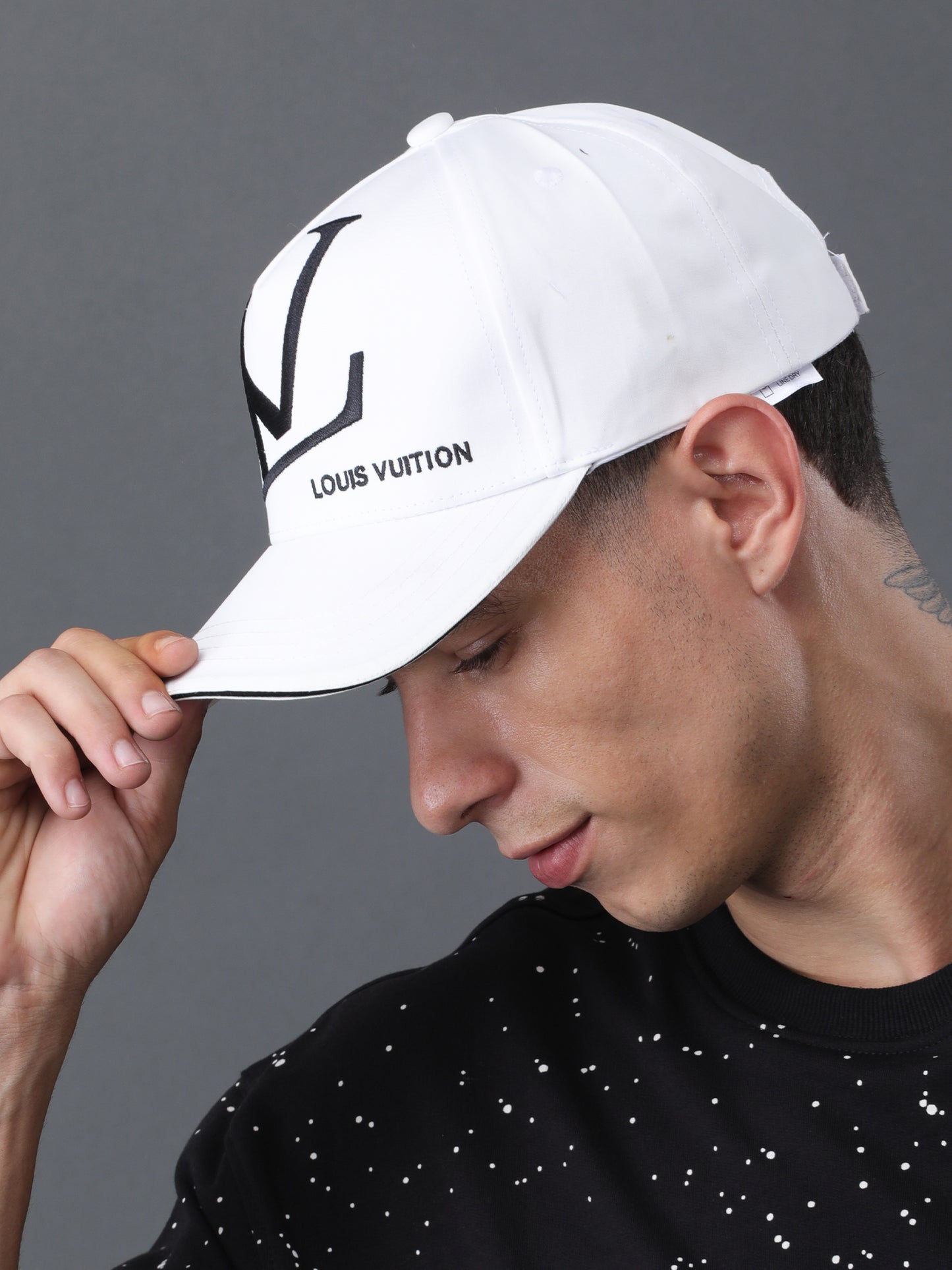 Vuitton Embroidered Logo Baseball Cap