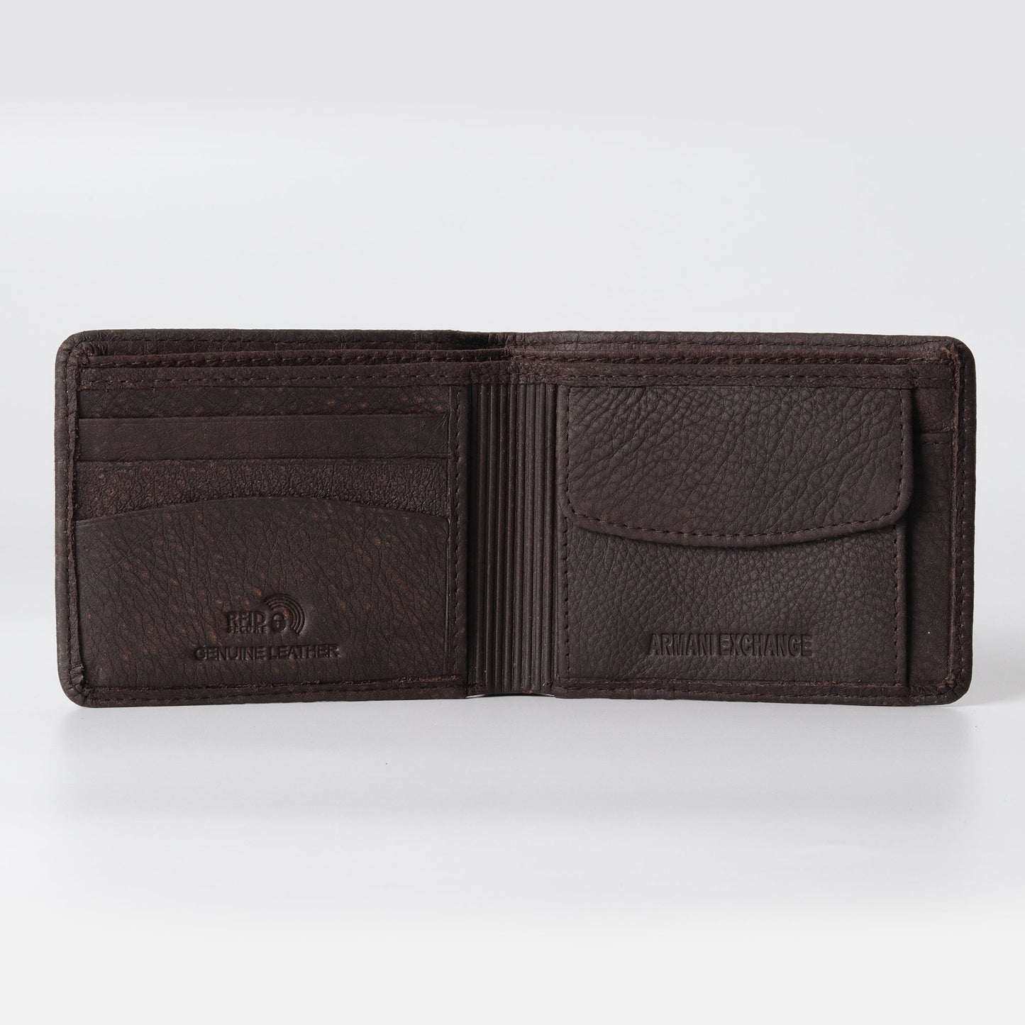 Deep Cocoa Oversized Logo Wallet