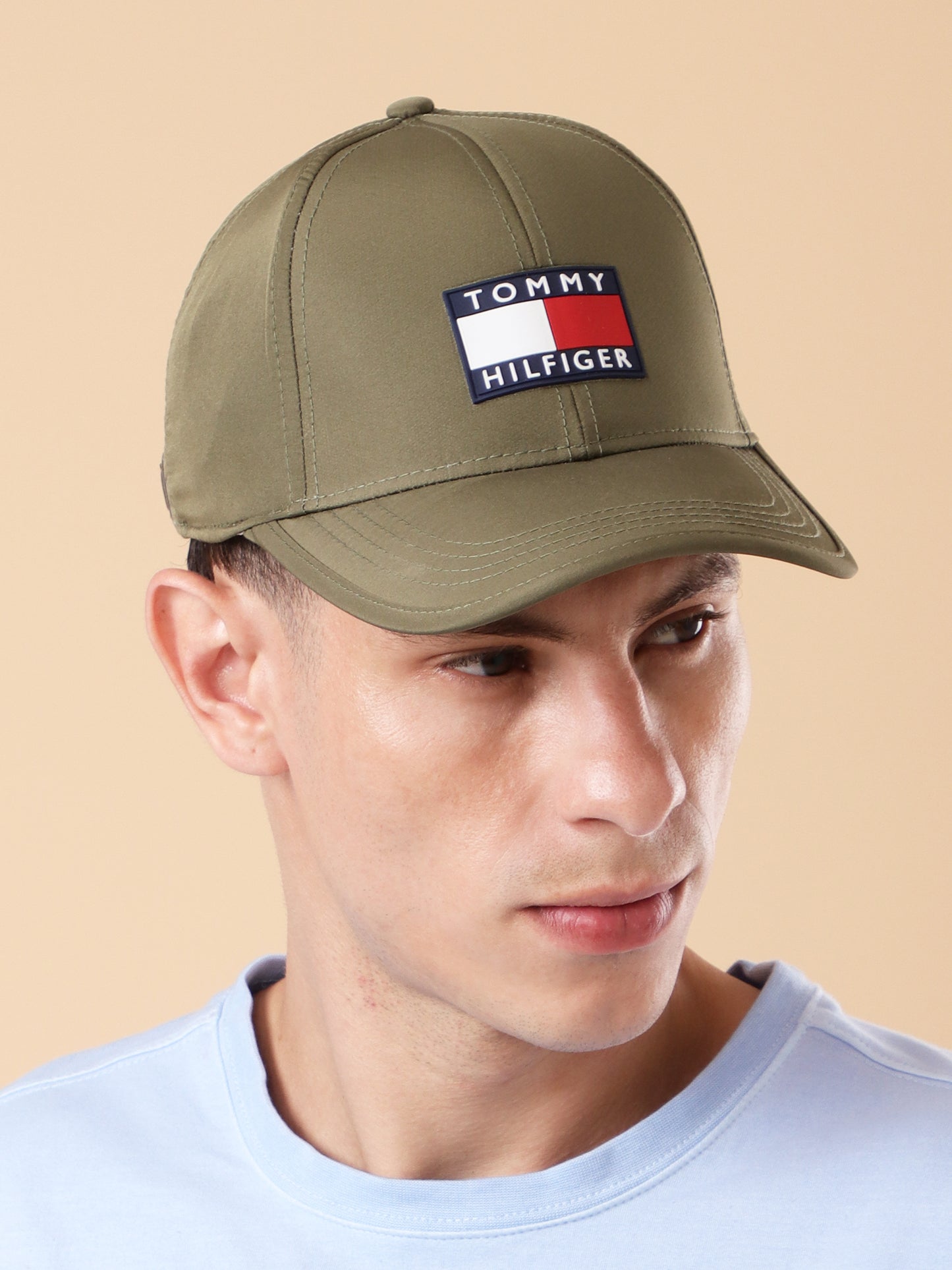 Hilfiger Olive Green Classic Logo Cap