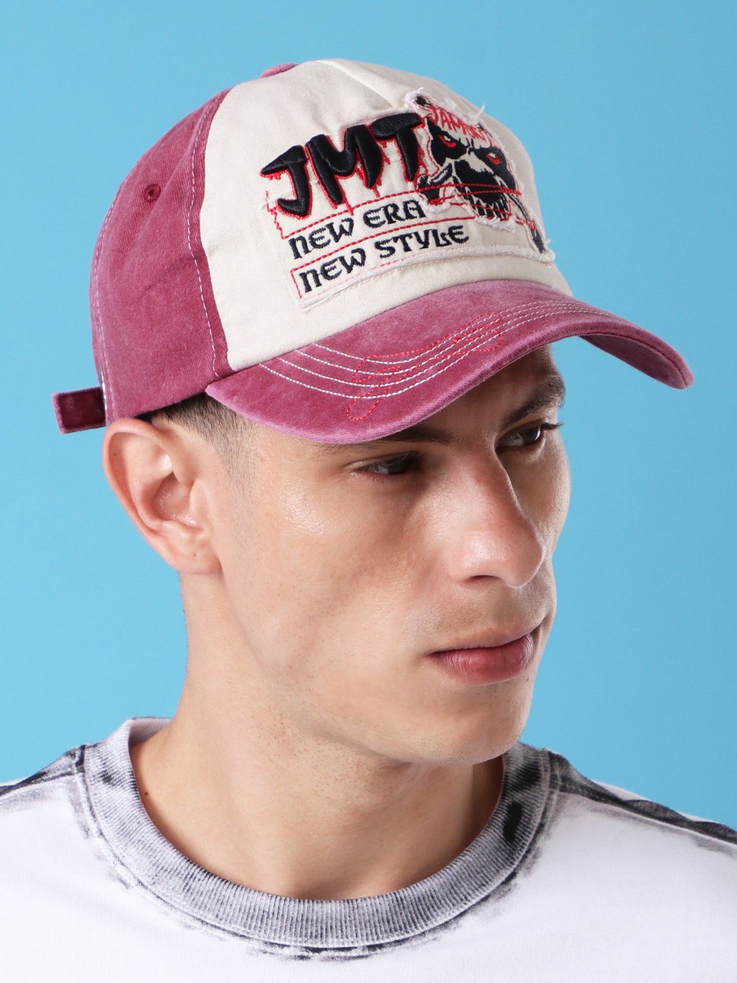 JMT Embroidered Skull Patch Cap – New Era New Style