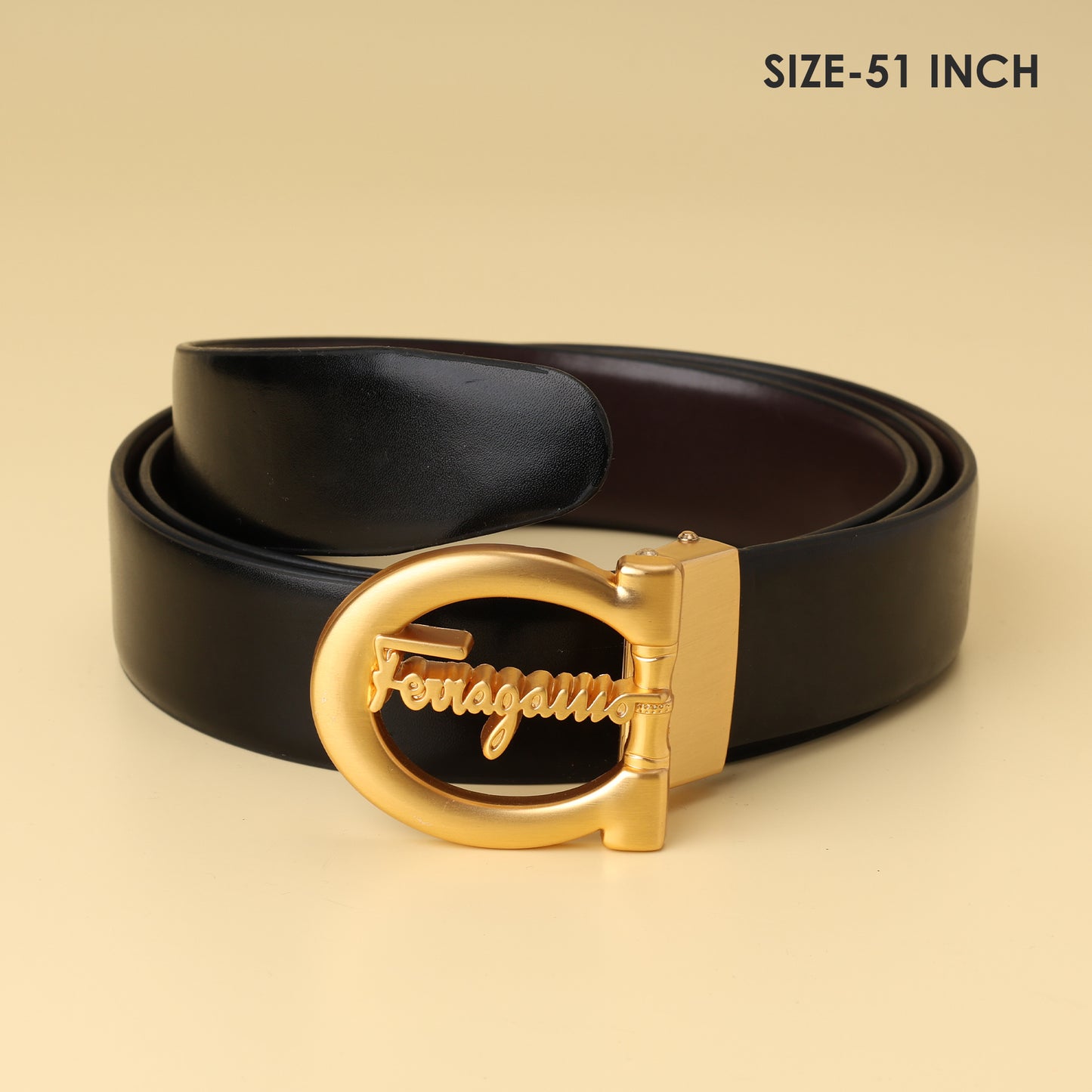 Signature Gold Buckle Belt