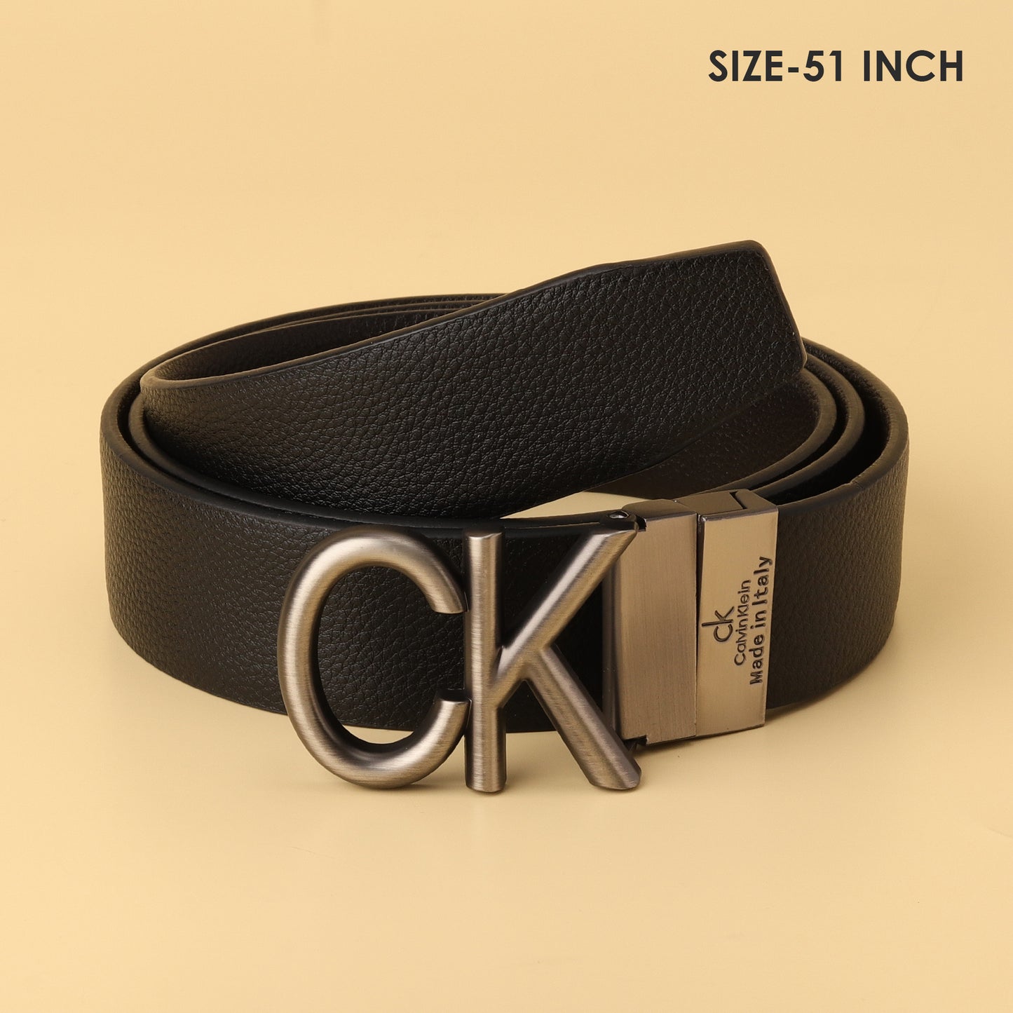 Klein Reversible Leather Belt with Bold