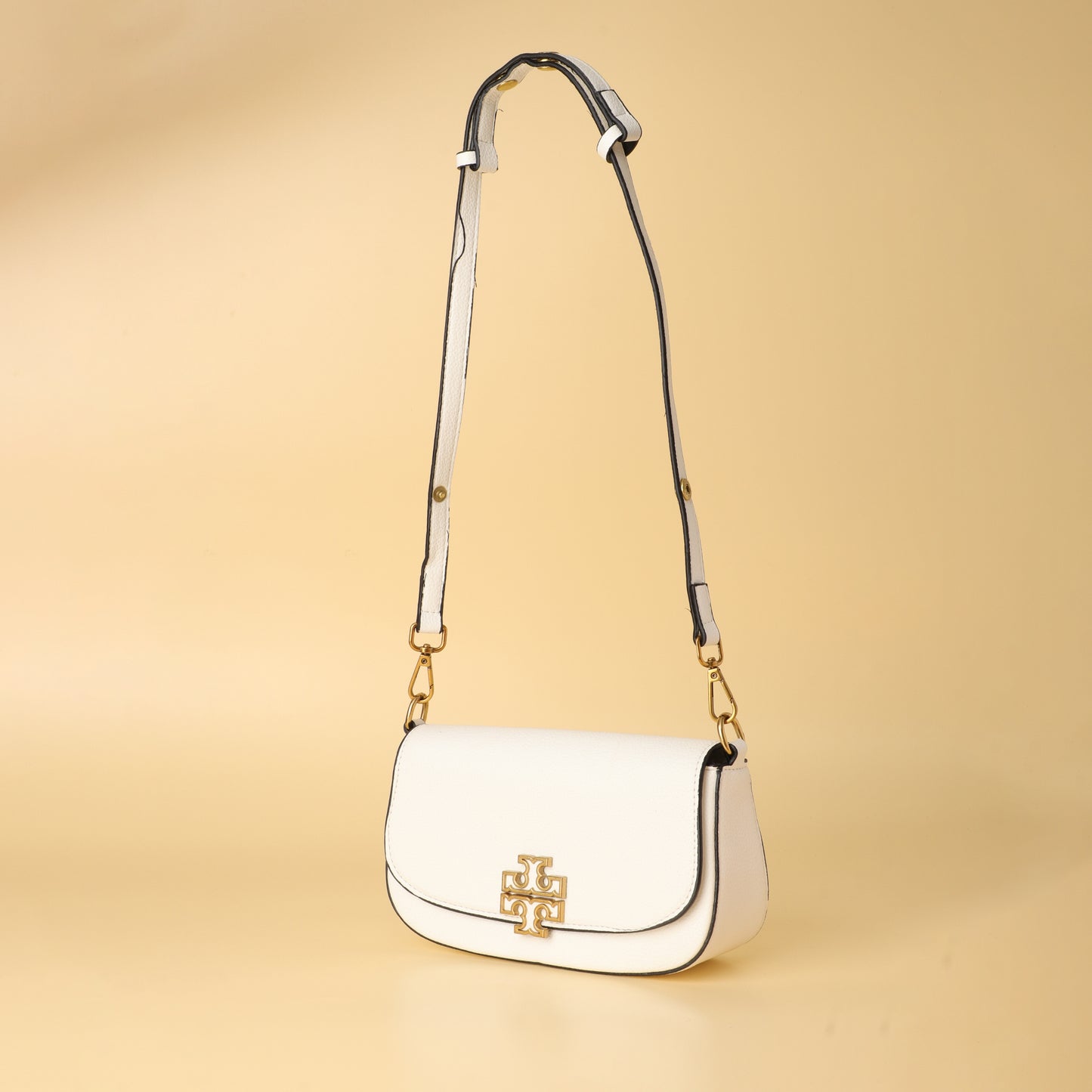 Tory Burch White Leather Shoulder Bag
