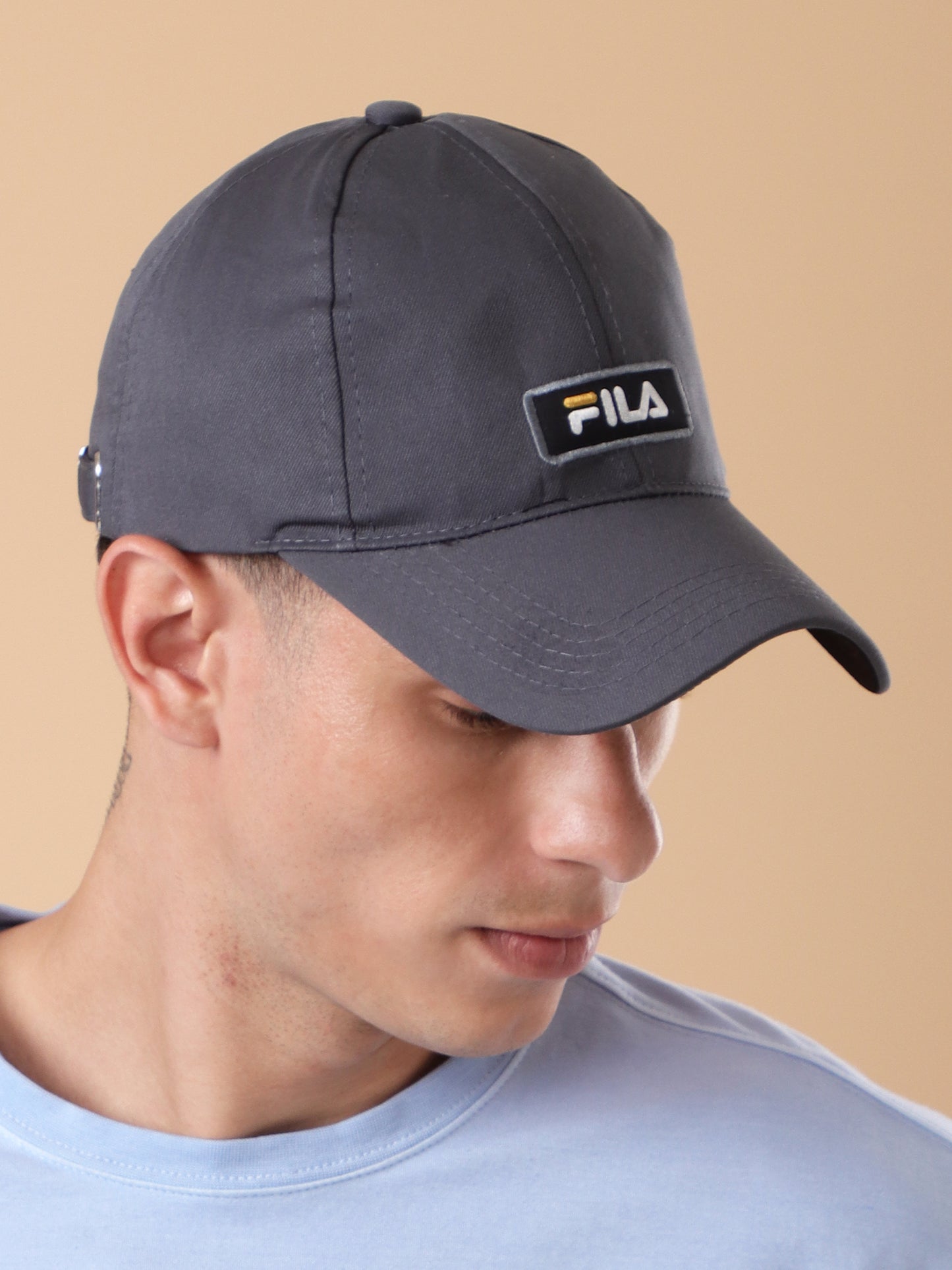 Classic Grey Baseball Cap β Sporty Minimalist Style