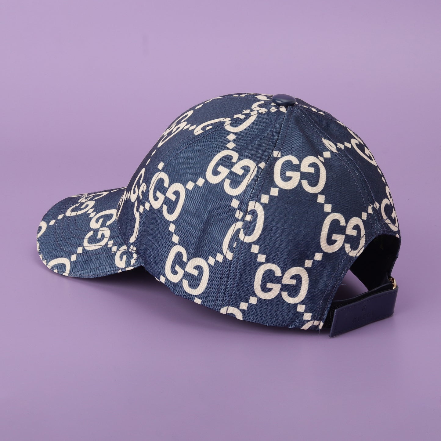 Navy Monogram Cap