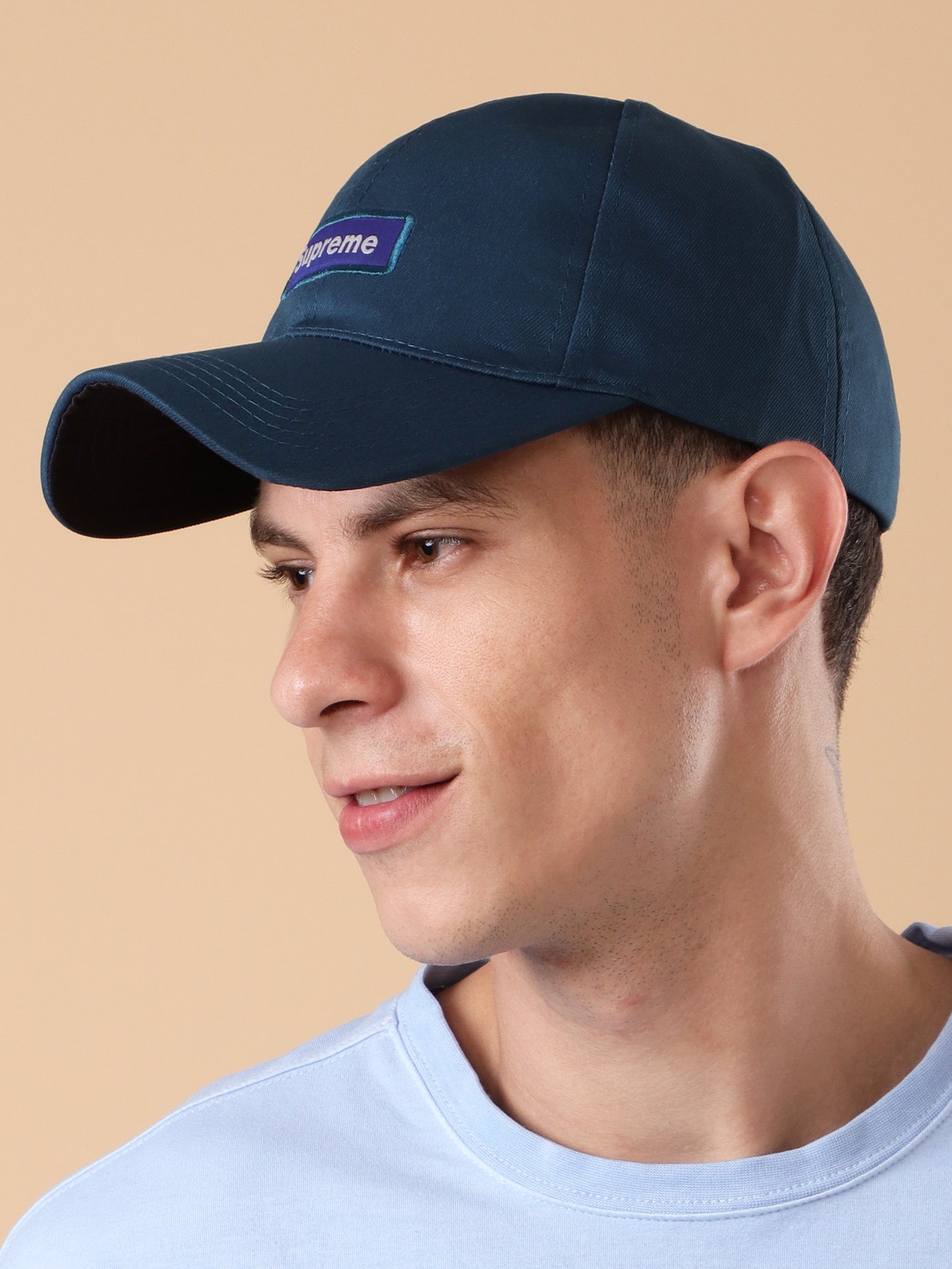 Supreme Classic Navy Blue Cap – Streetwear Essential