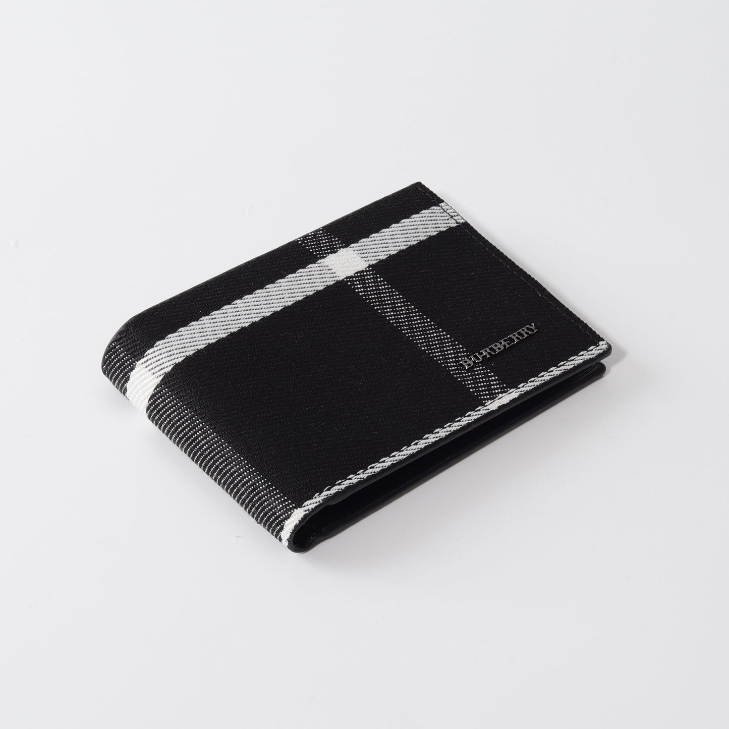 Black & White Icon Stripe Wallet
