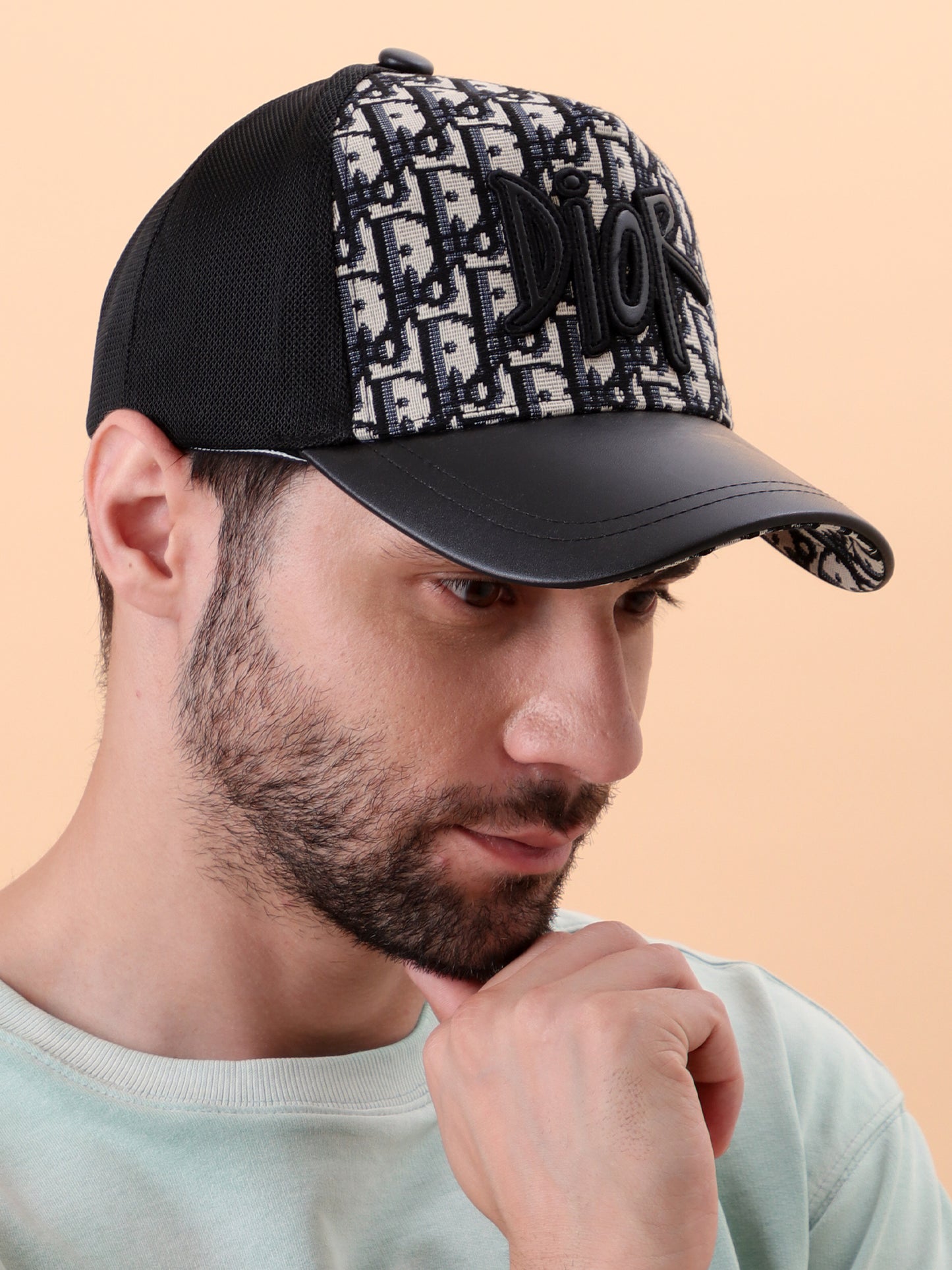 Dior Monogram Mesh Cap